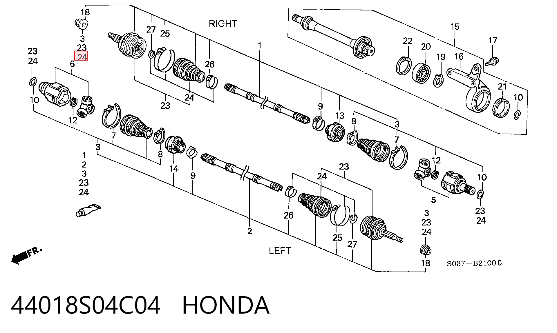 44018S04C04 Honda