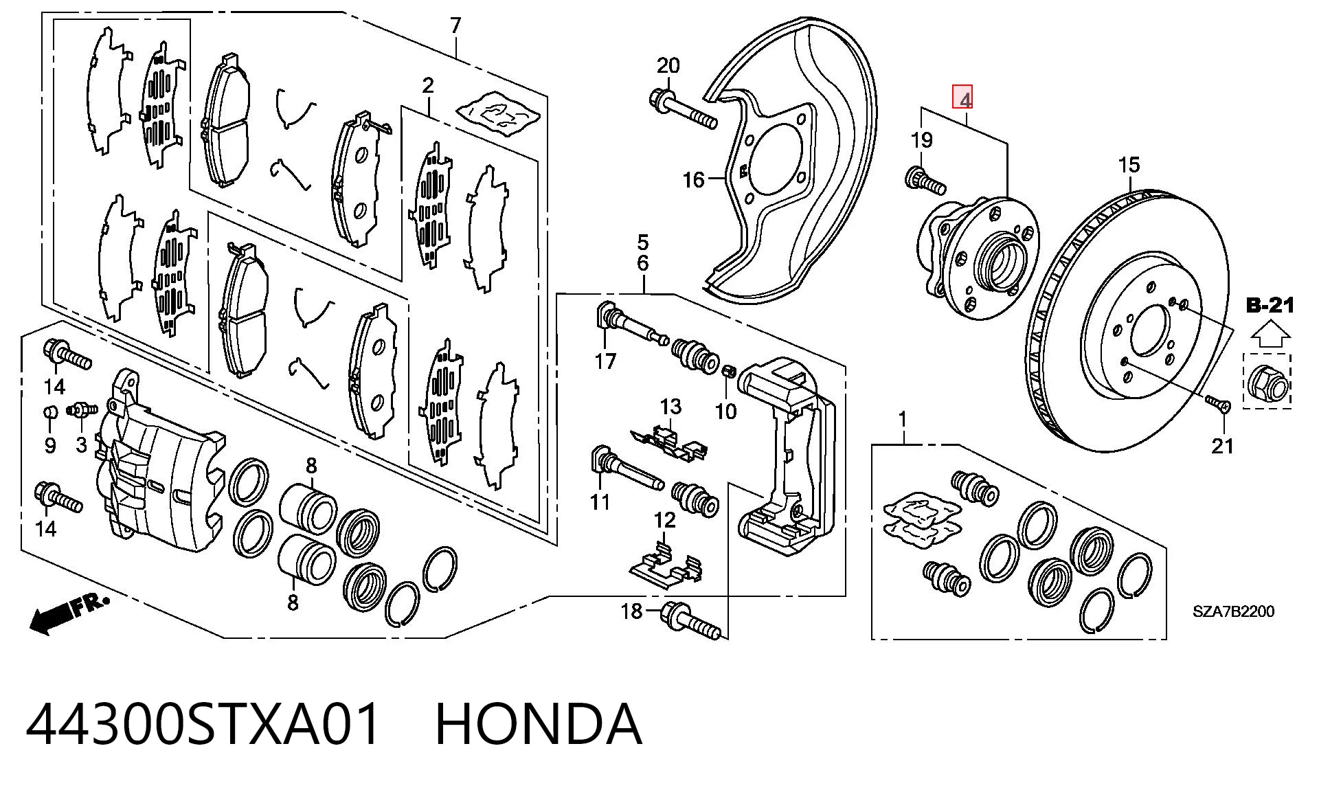 44300STXA01 Honda