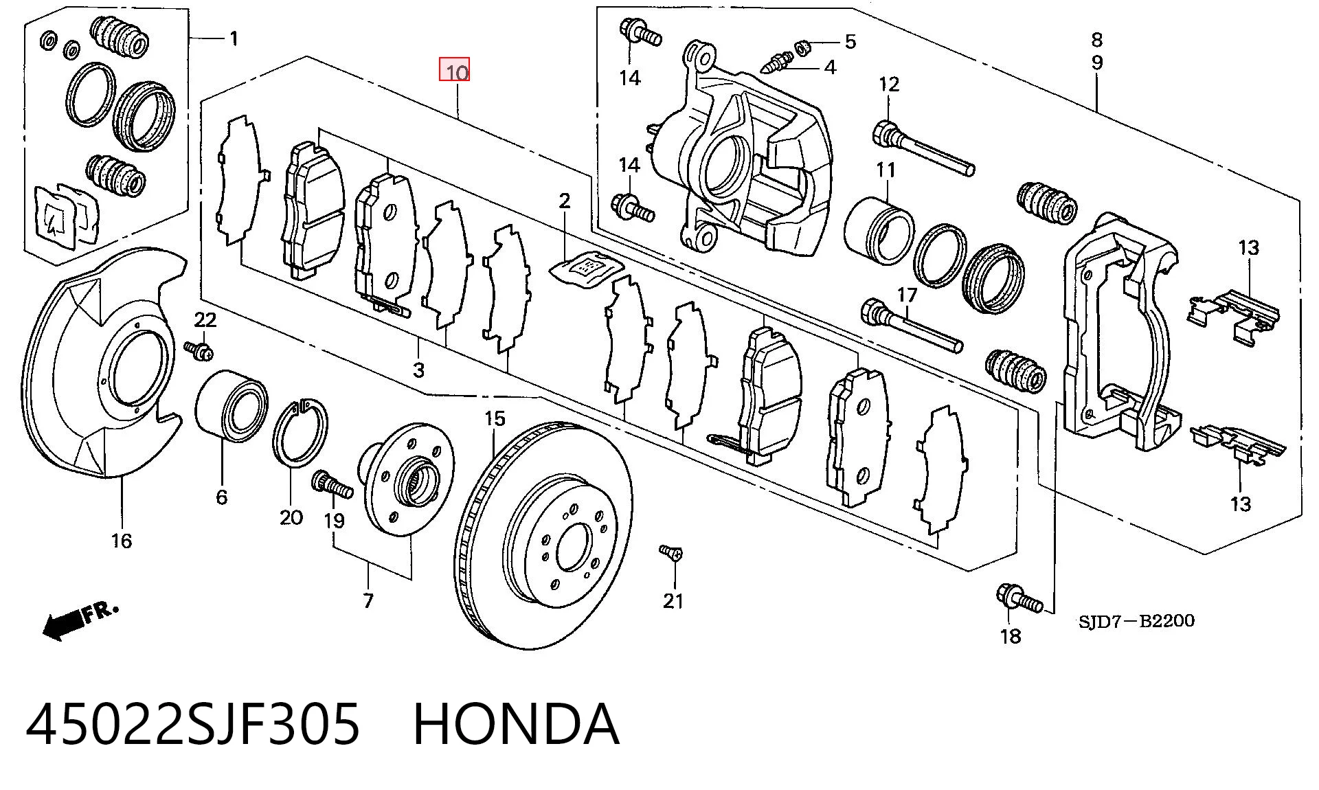45022SJF305 Honda
