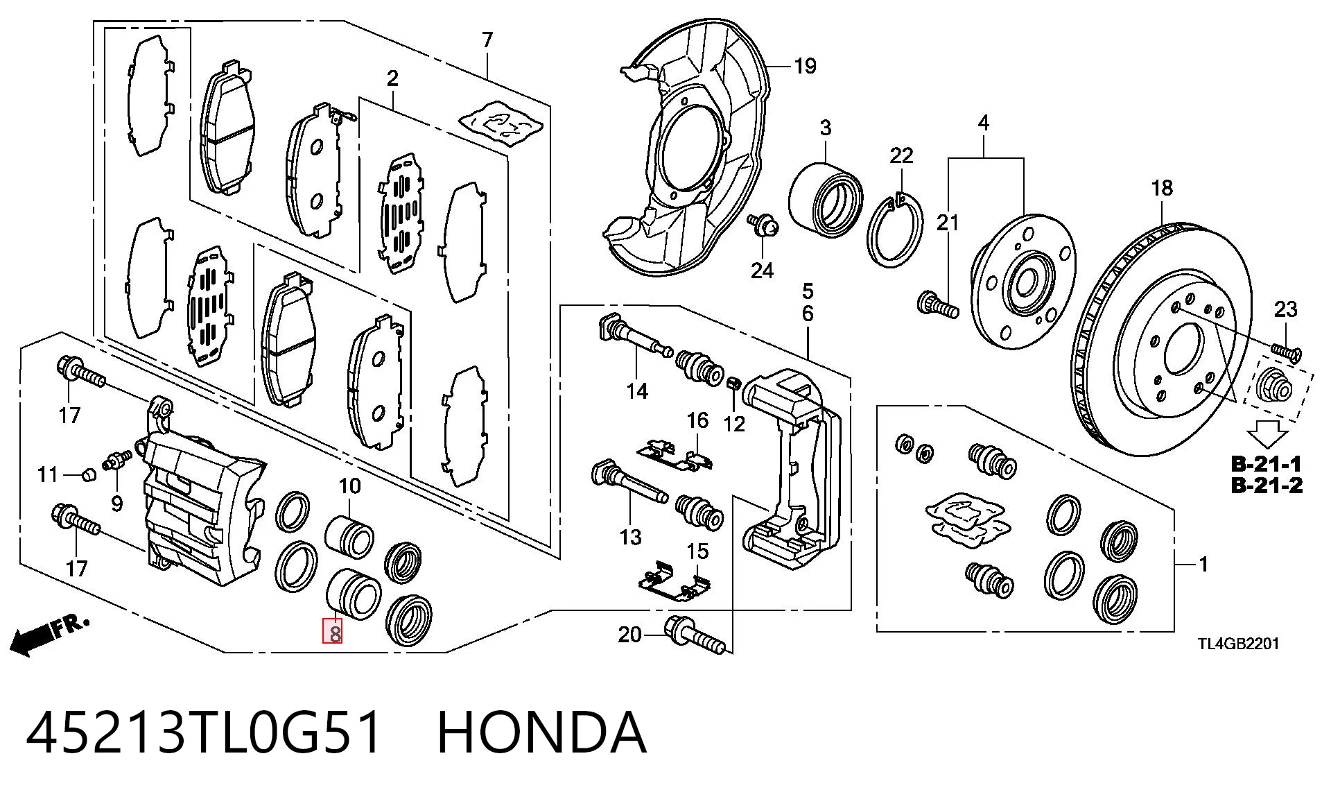 45213TL0G51 Honda