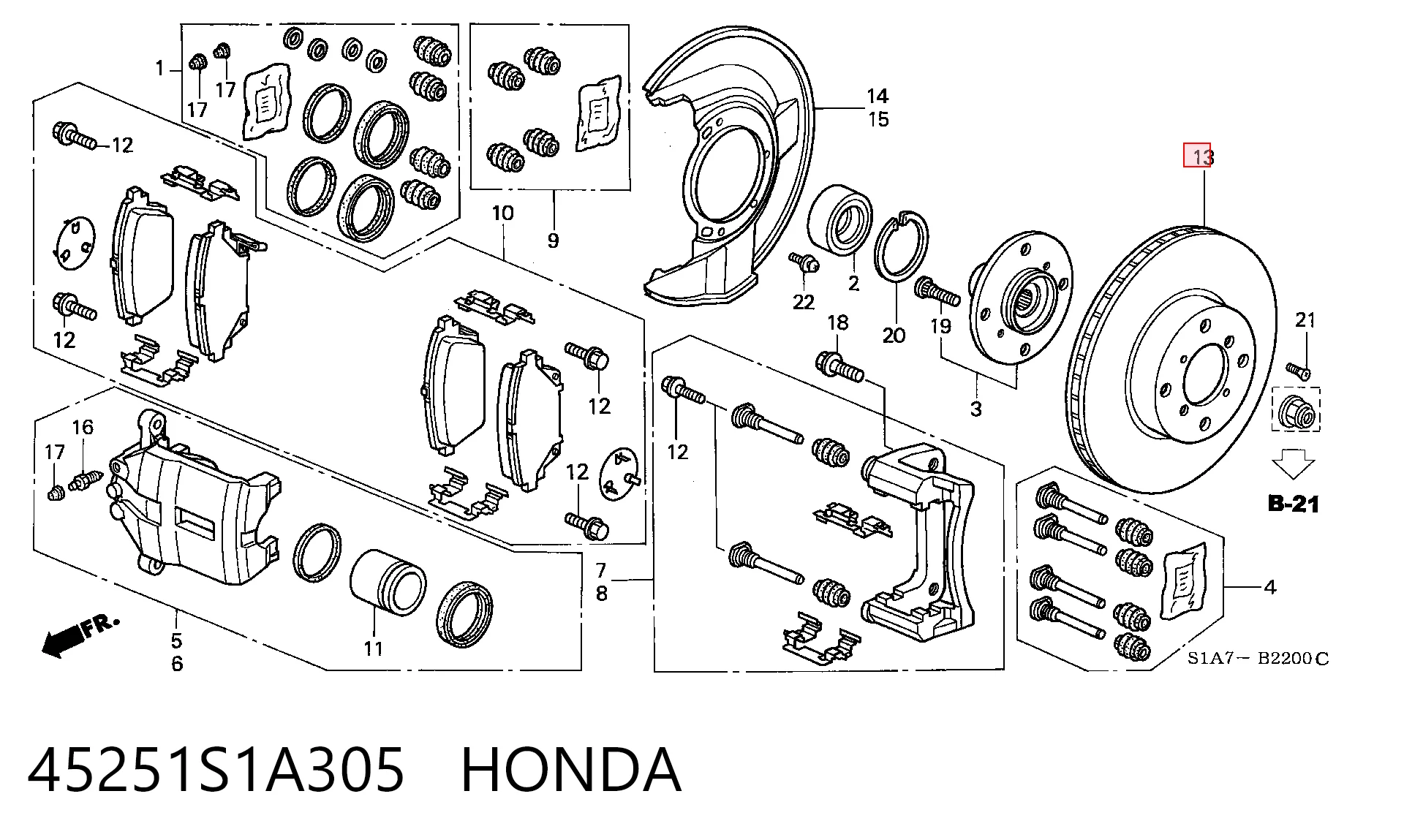 Discos Honda Accord VI (1998-2003)