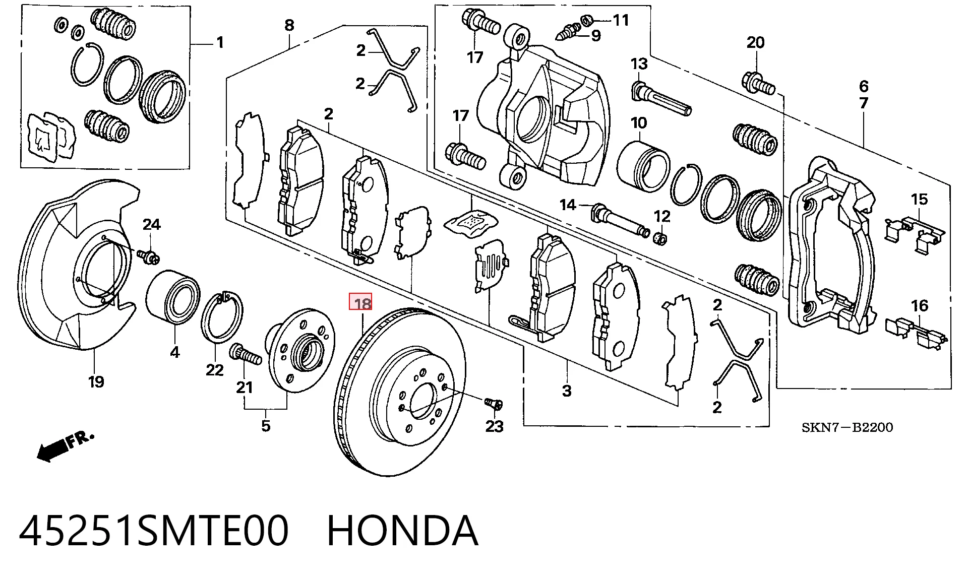 Disco de freno delantero Honda Civic VIII hatchback comprar en España