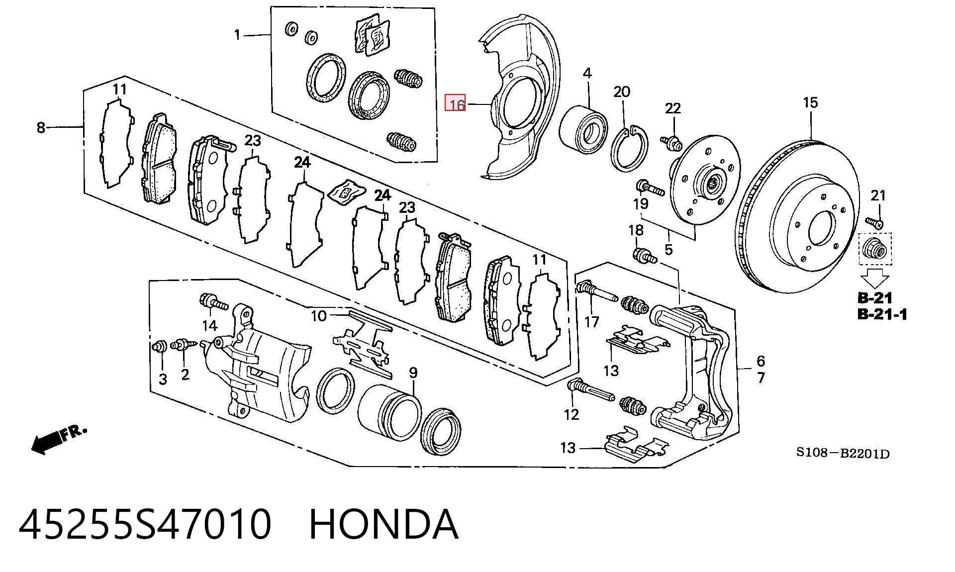 45255S47010 Honda