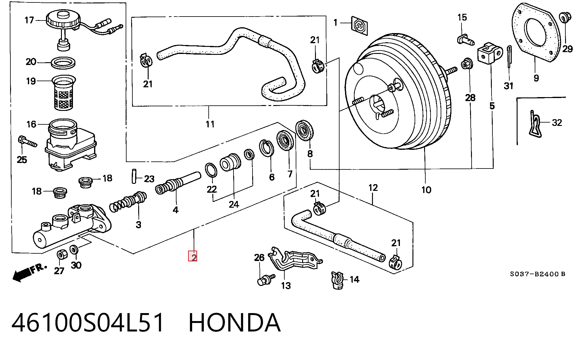 Cilindro principal de freno Honda Civic VI coupé comprar en España
