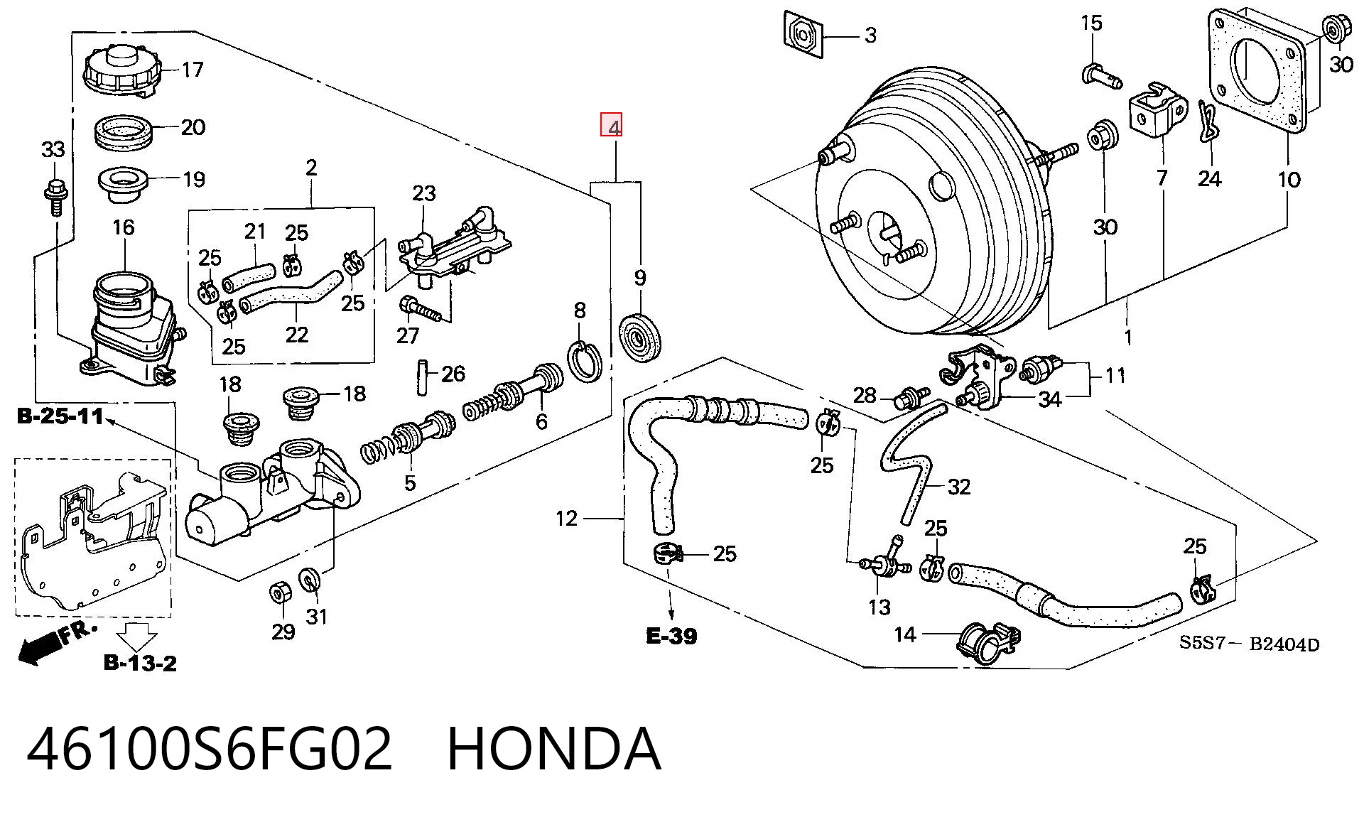 46100S6FG02 Honda