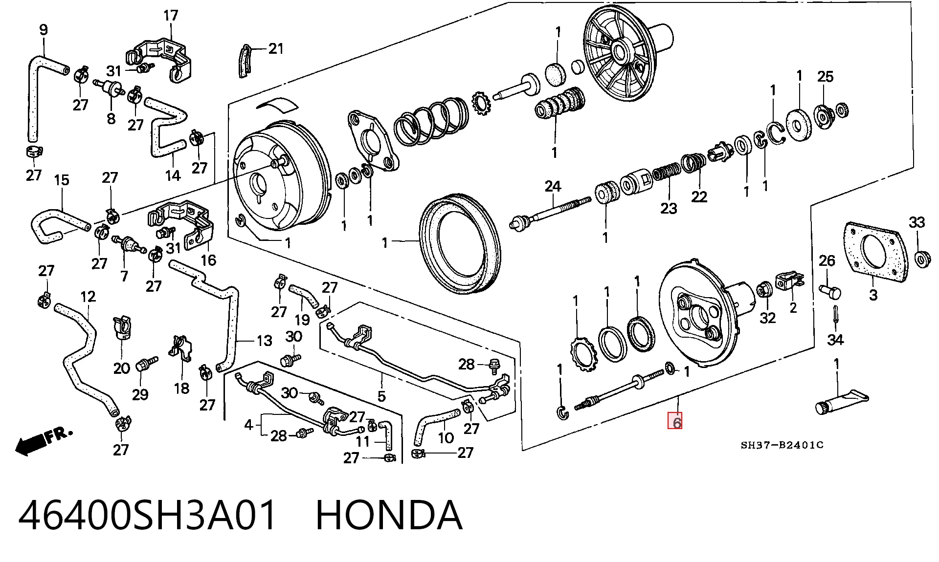 Comprar Servofreno Honda Civic IV ED, EF