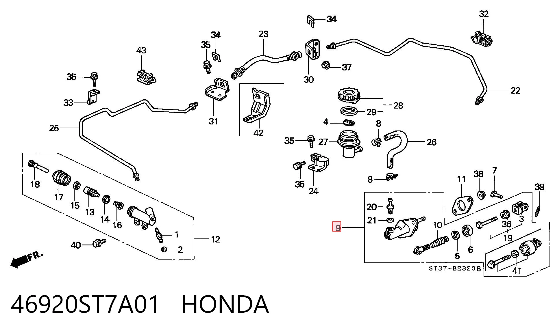 46920ST7A01 Honda