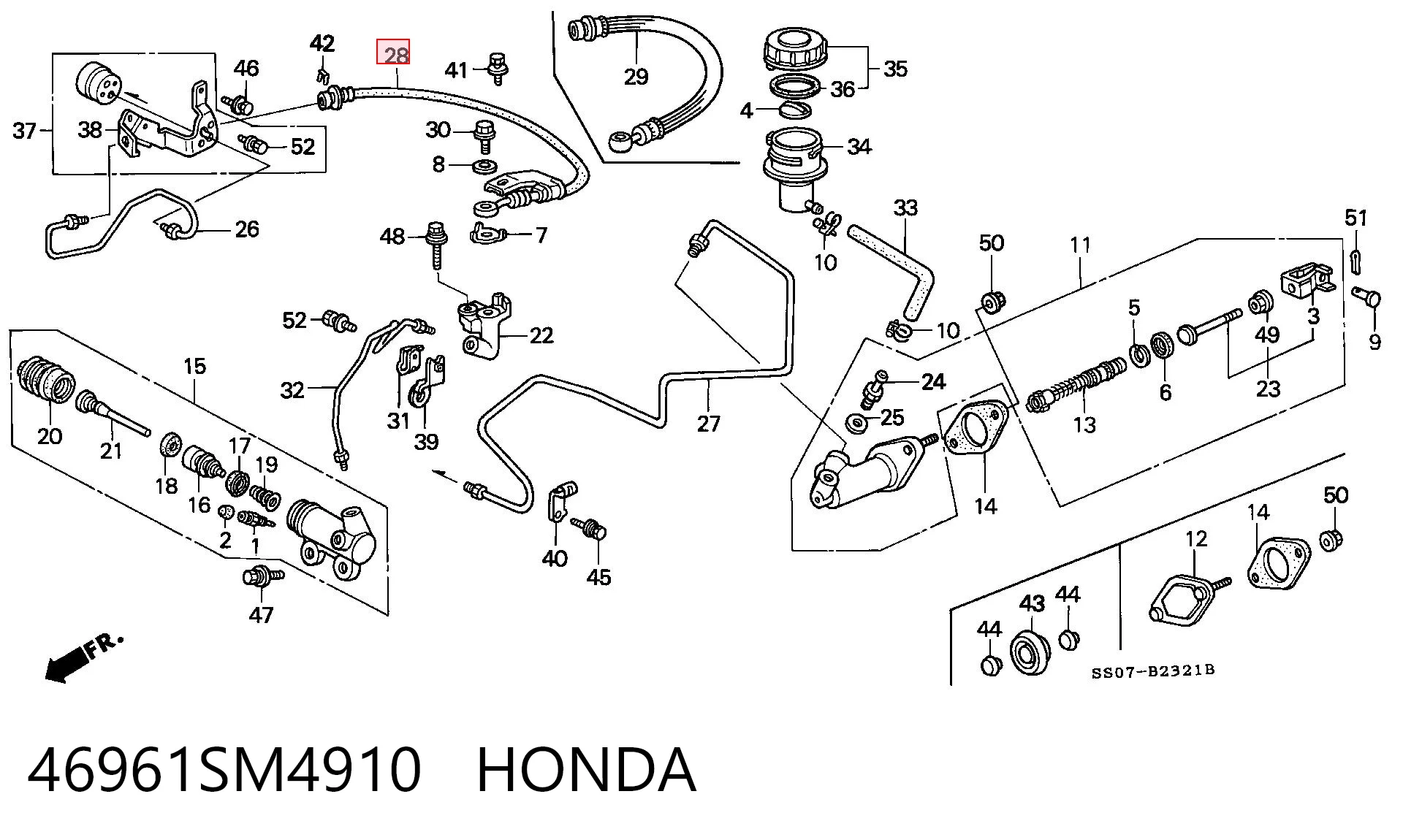 46961SM4910 Honda
