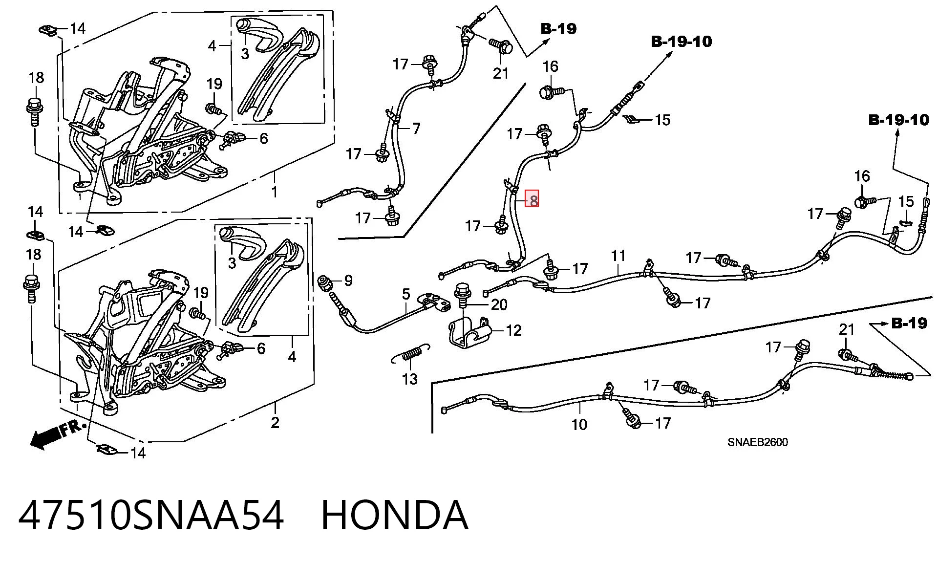  para Honda Civic VIII (FD, FA)
