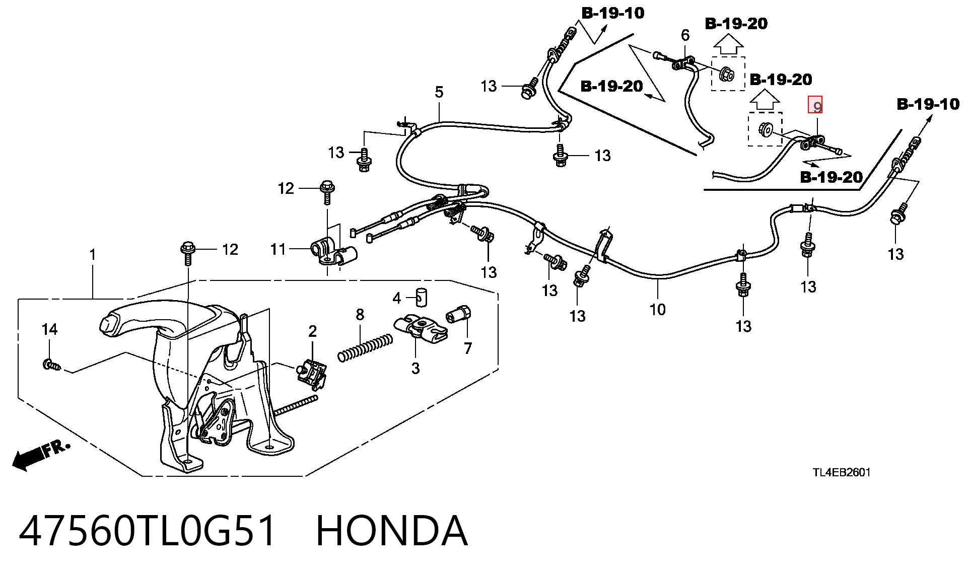 47560TL0G51 Honda