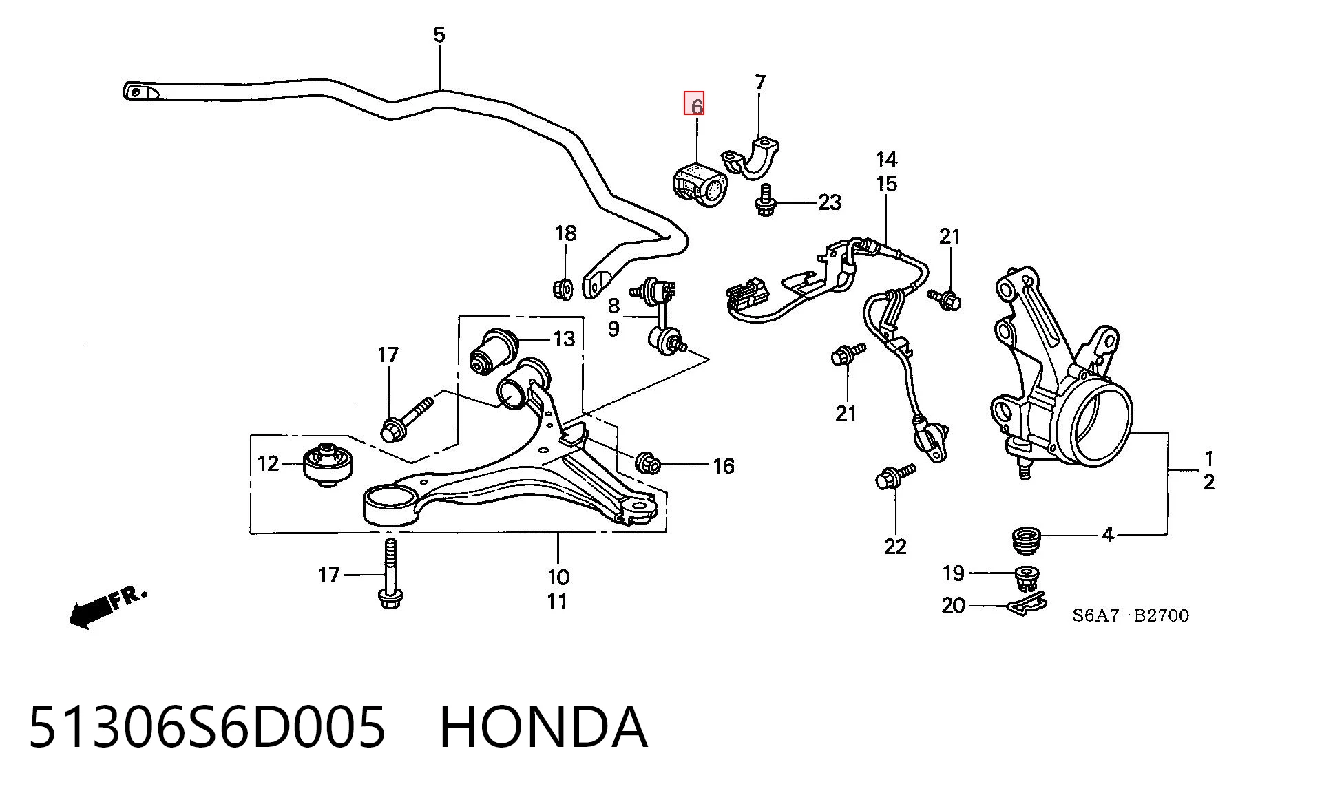 51306S6D005 Honda