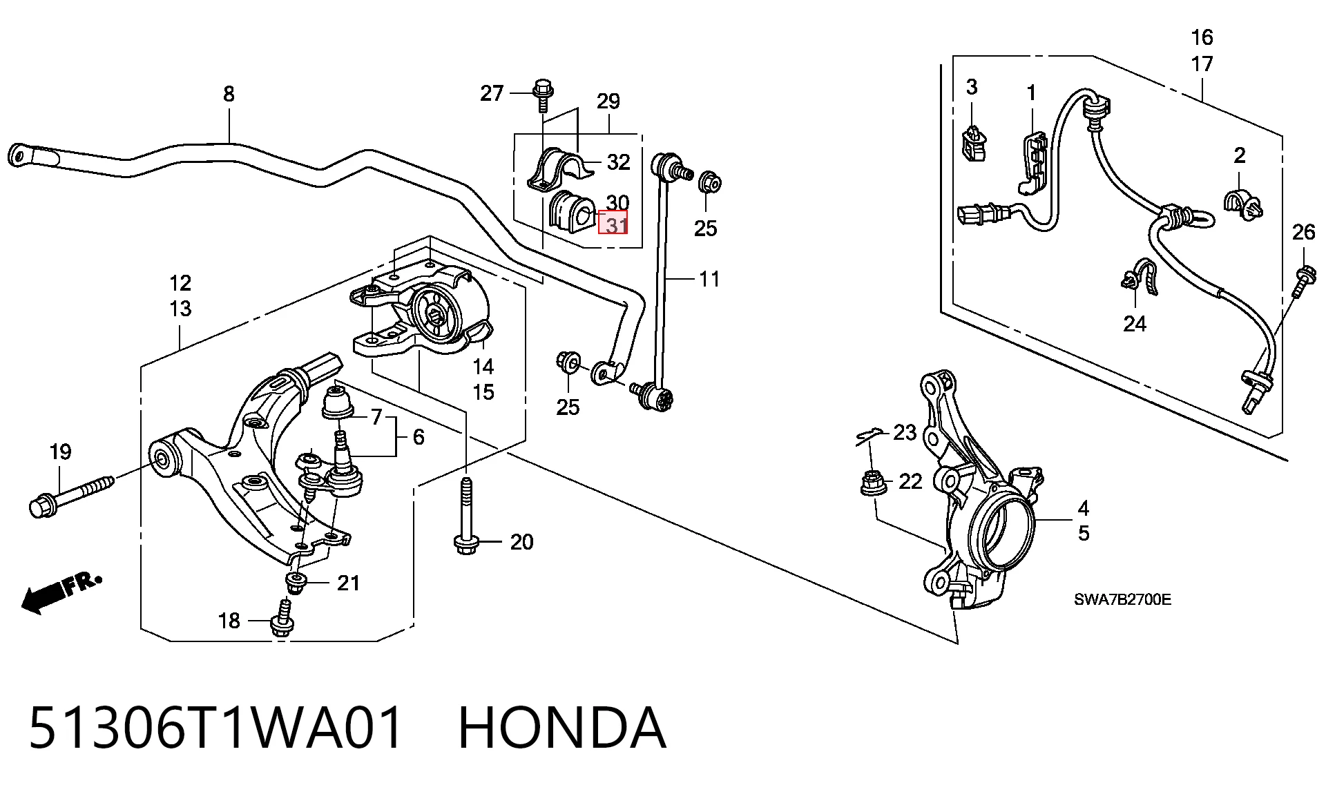 51306T1WA01 Honda