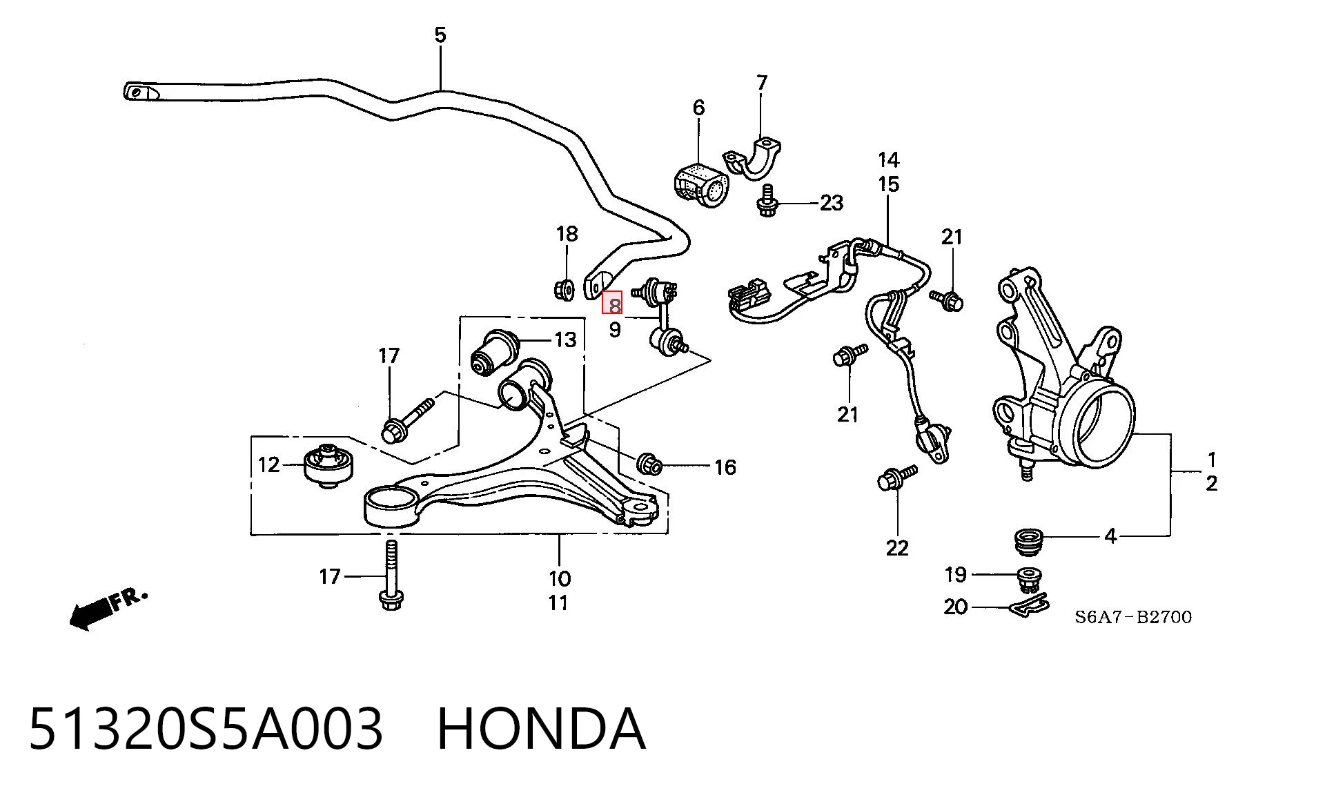 51320S5A003 Honda