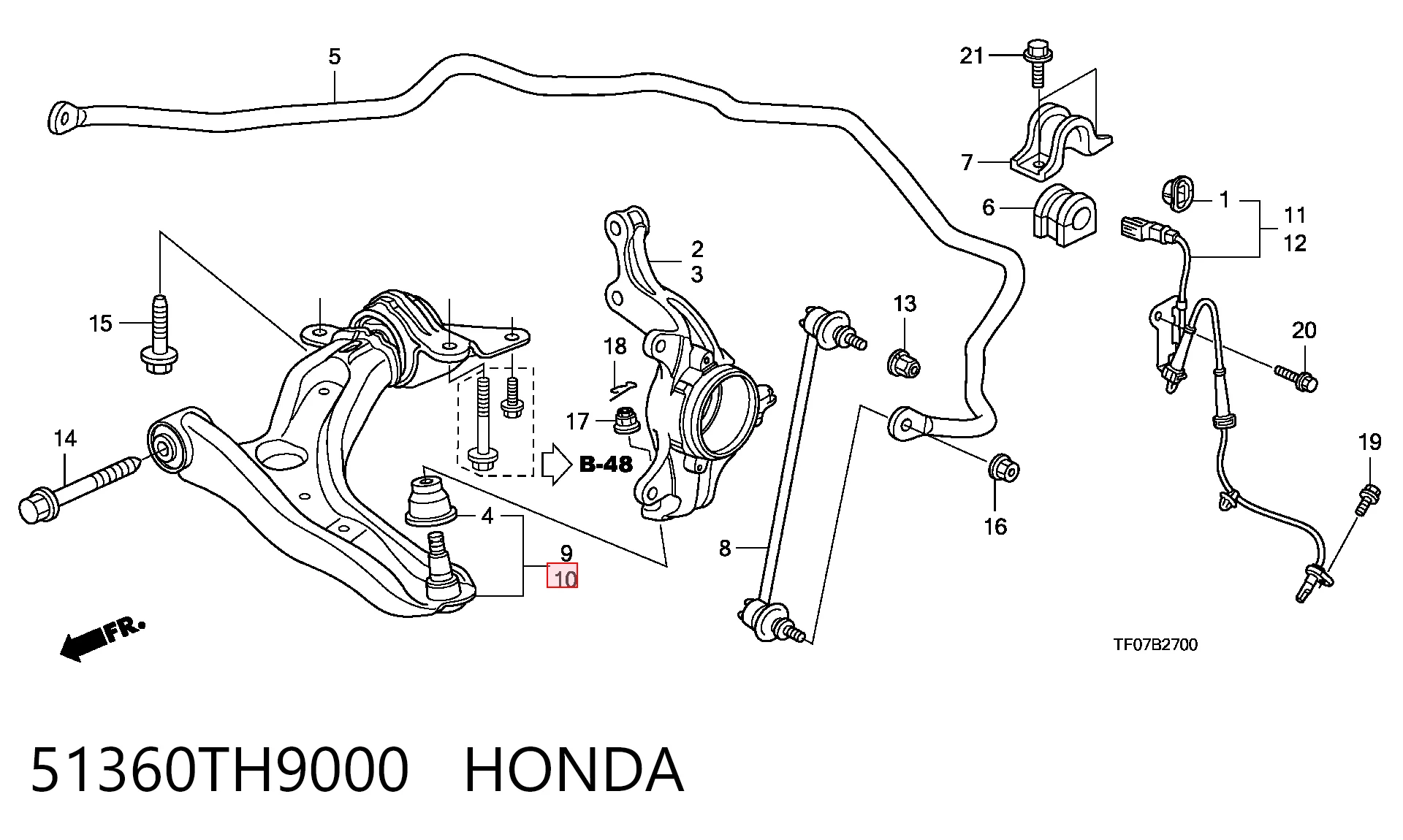 51360TH9000 Honda