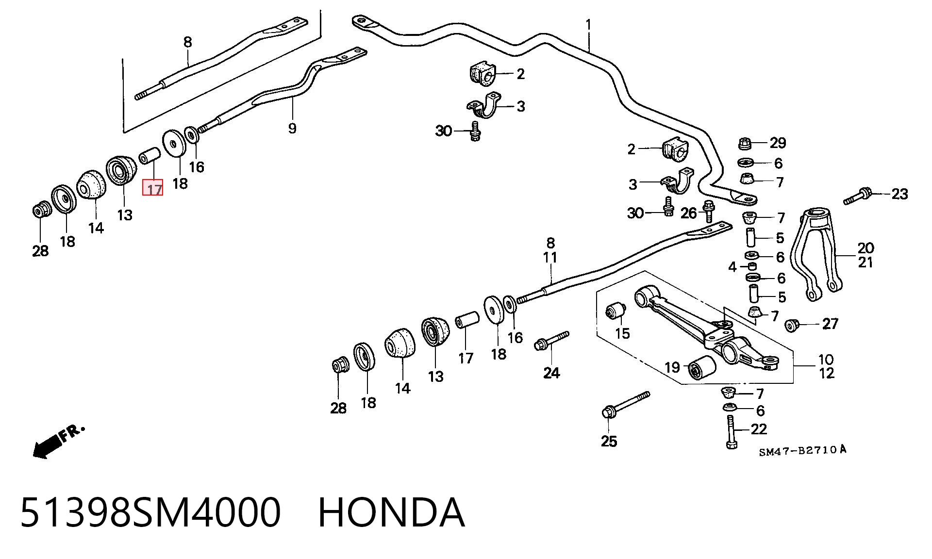 51398SM4000 HONDA