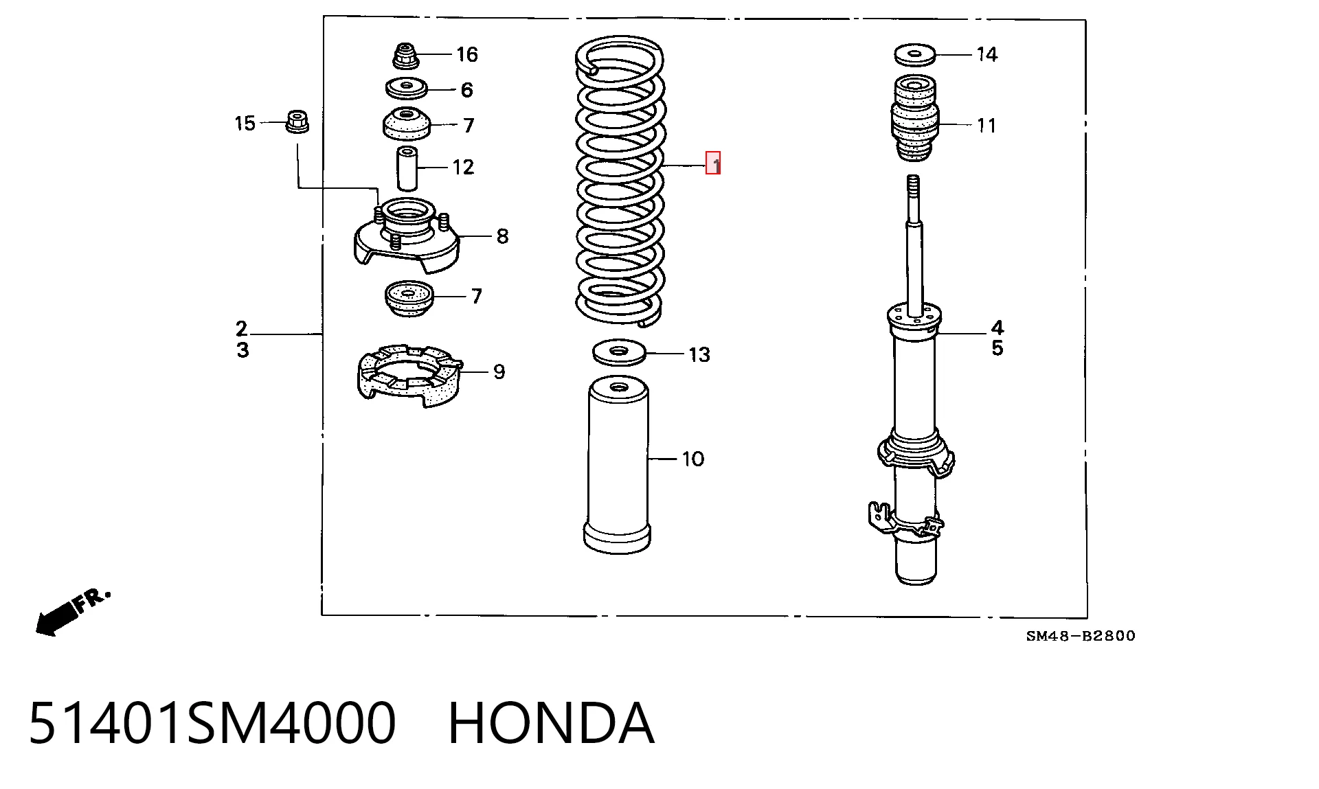 Comprar Muelles delantero Accord IV CB3, CB7