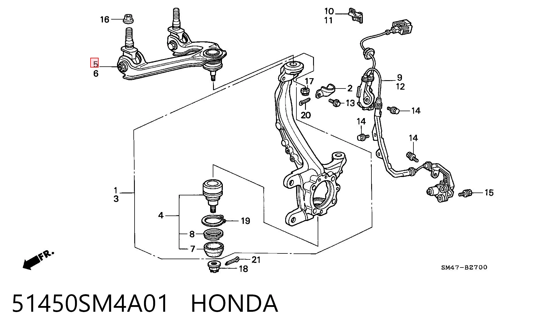 51450SM4A01 Honda