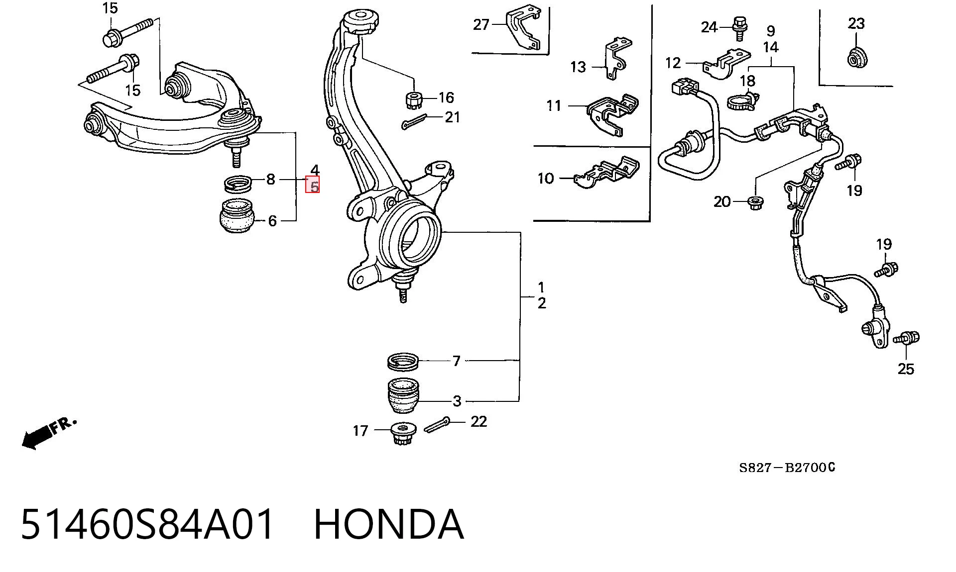 51460S84A01 Honda