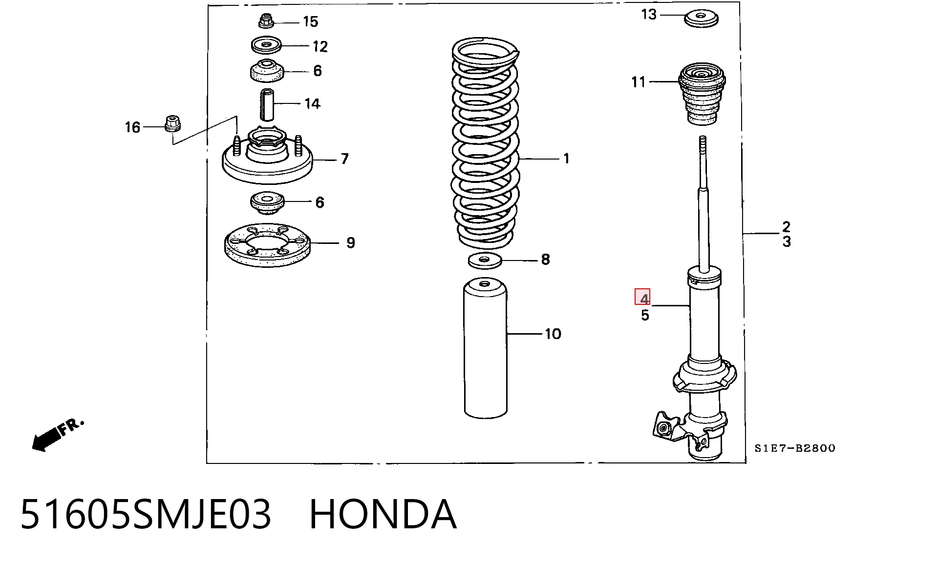 51605SMJE03 Honda