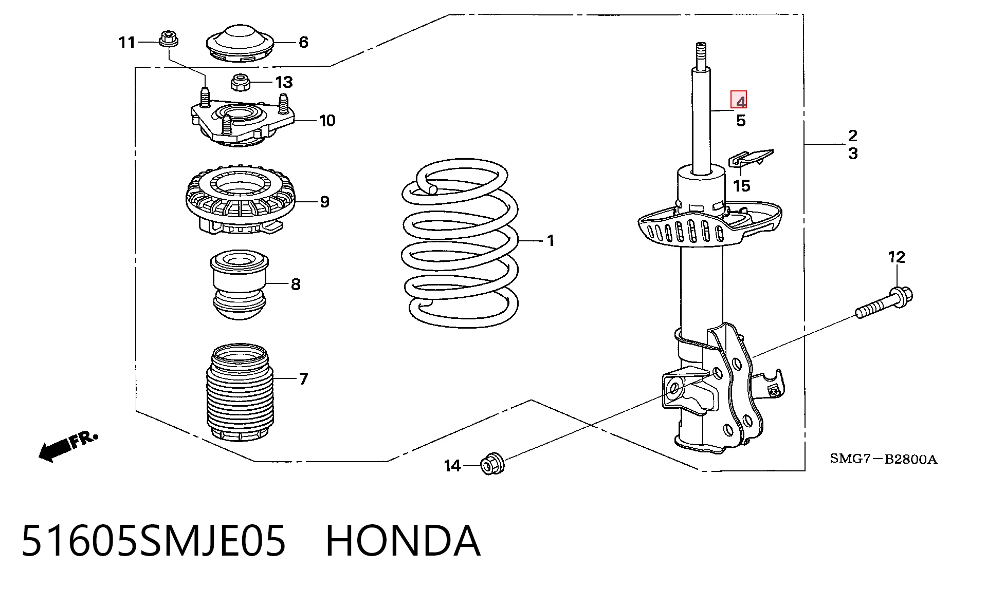 51605SMJE05 Honda