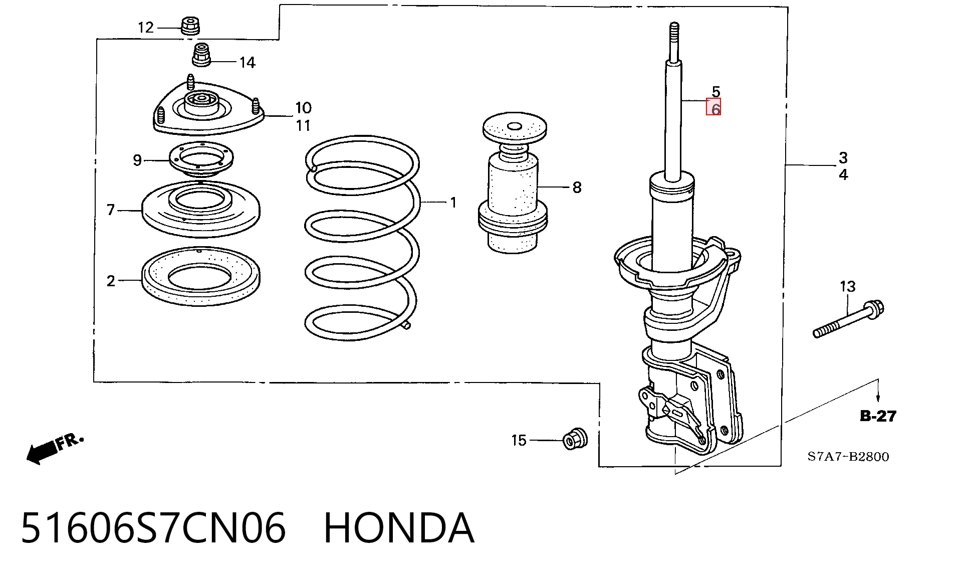51606S7CN06 Honda