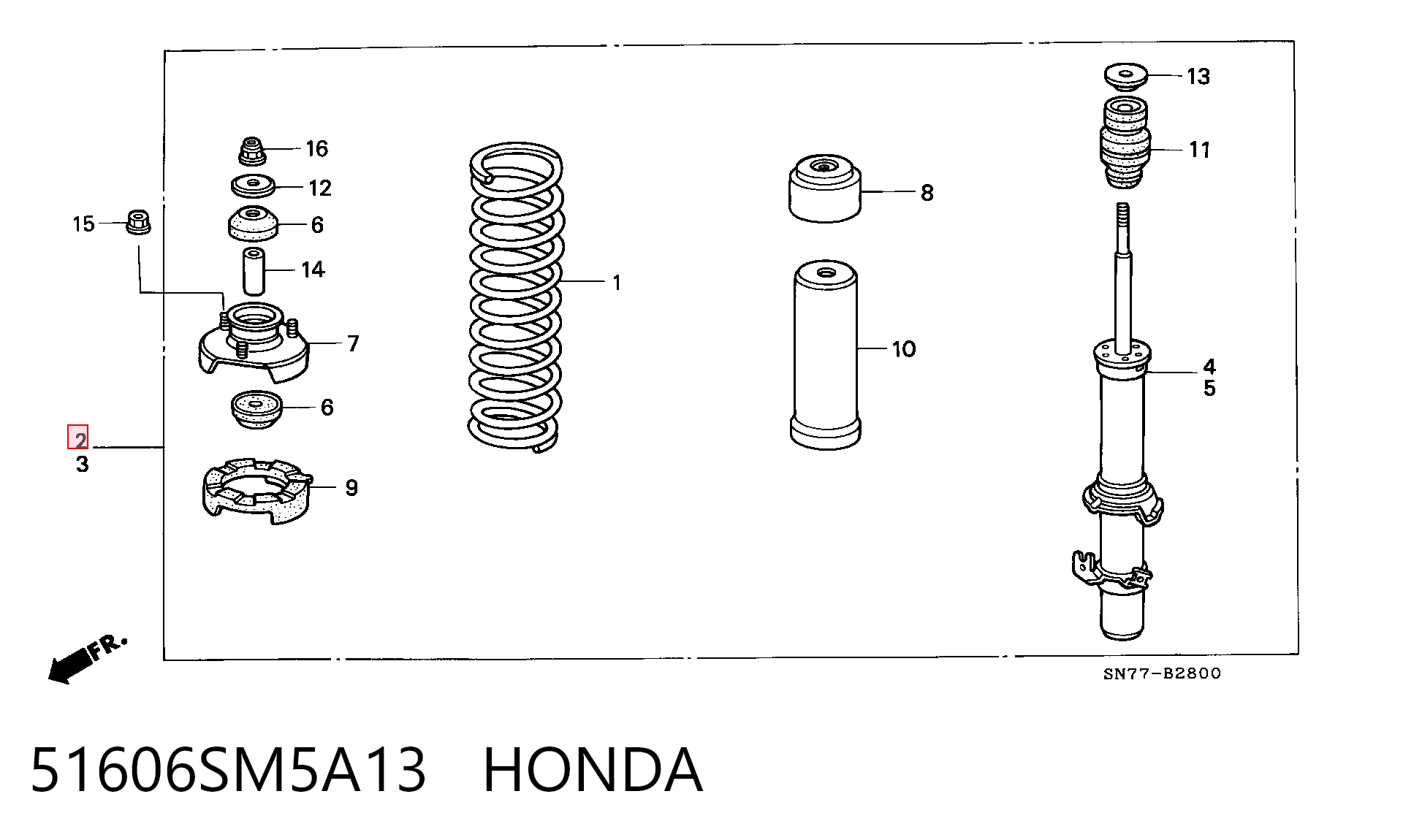 51606SM5A13 Honda