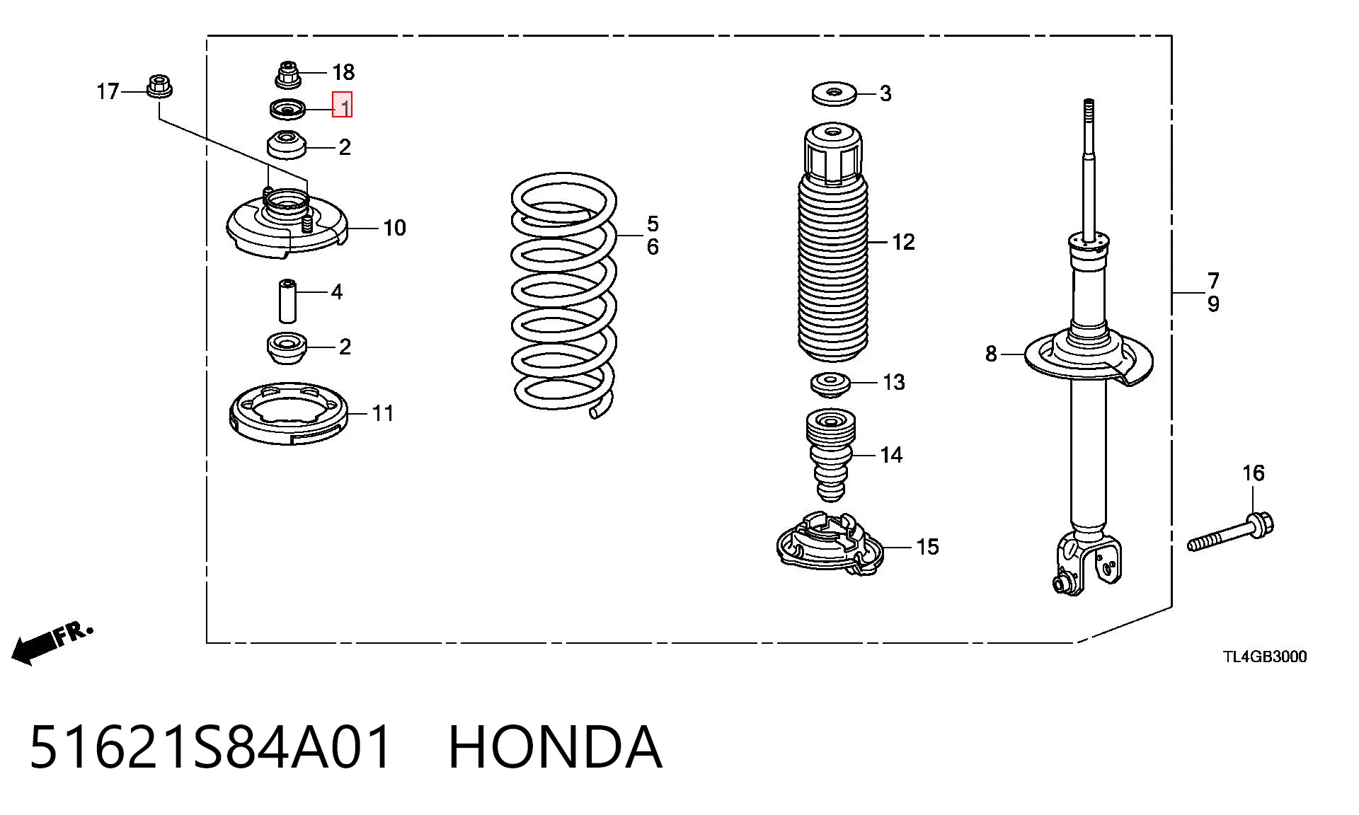 51621S84A01 Honda