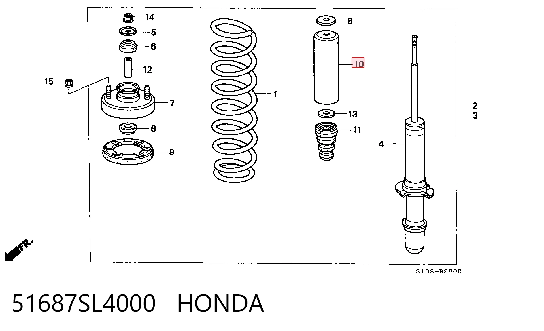 51687SL4000 Honda