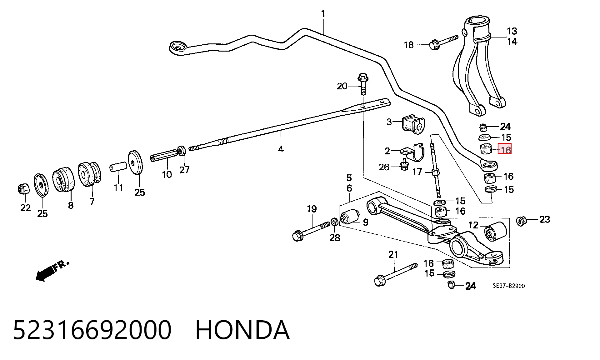 52316692000 Honda