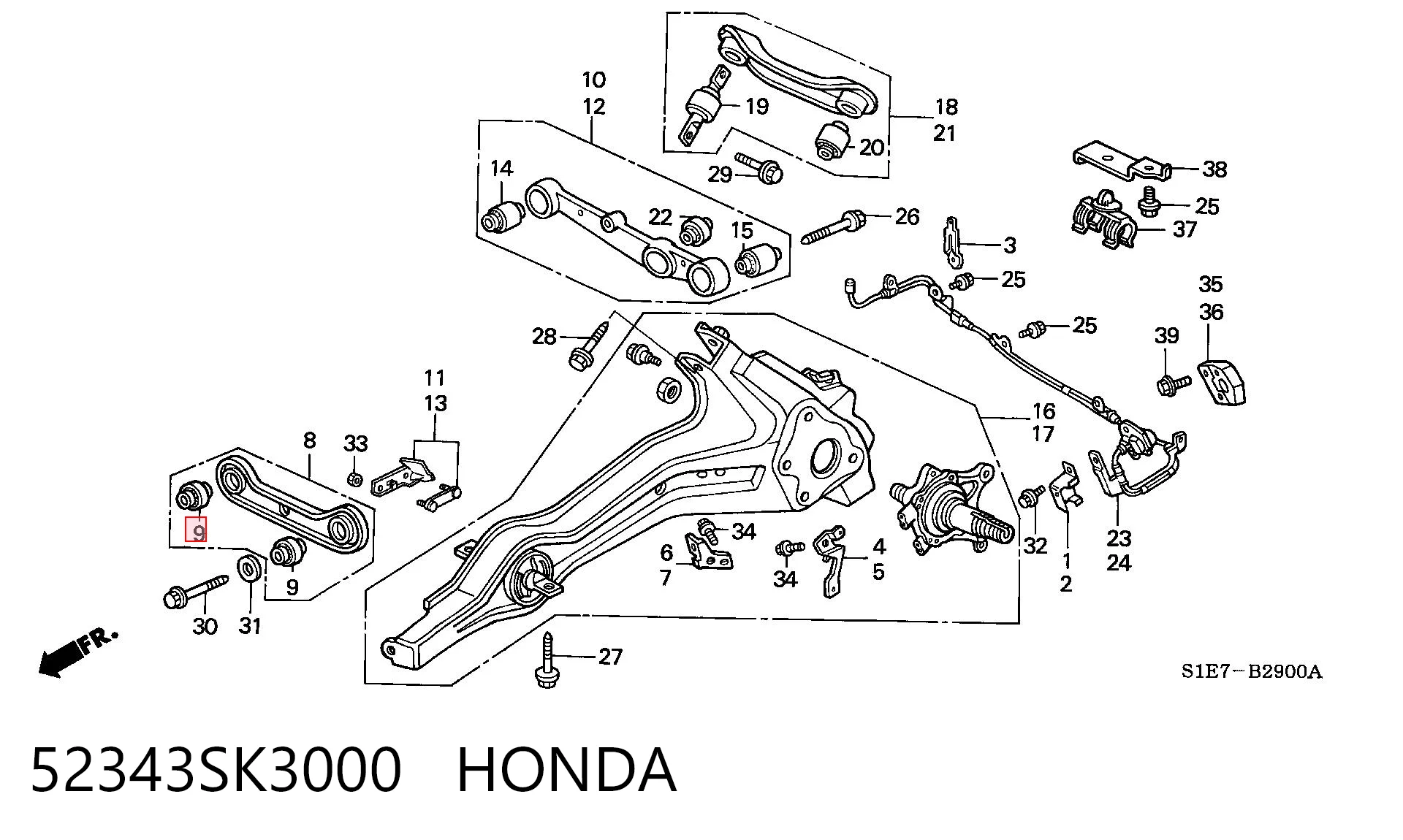 52343SK3000 Honda