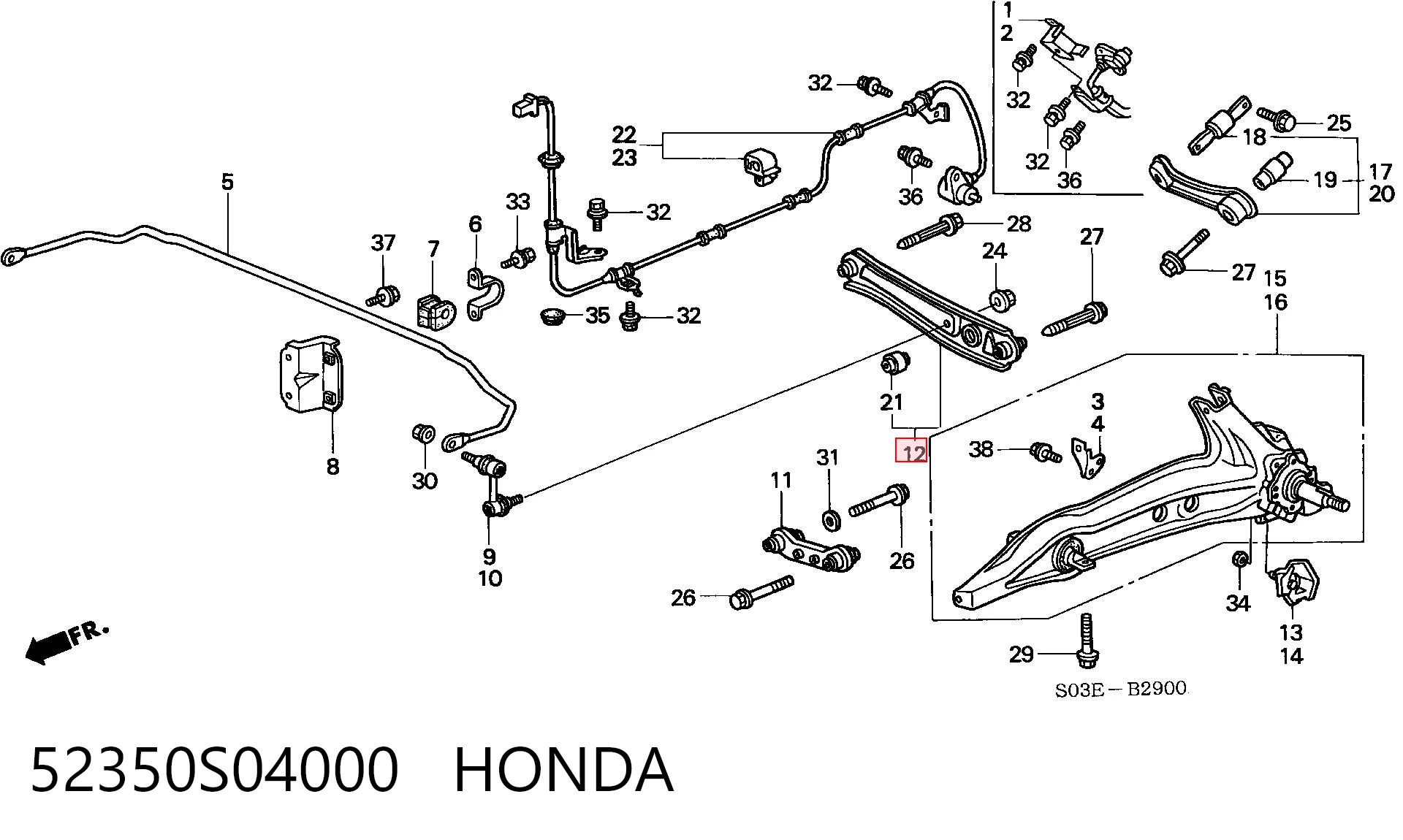 52350S04000 Honda
