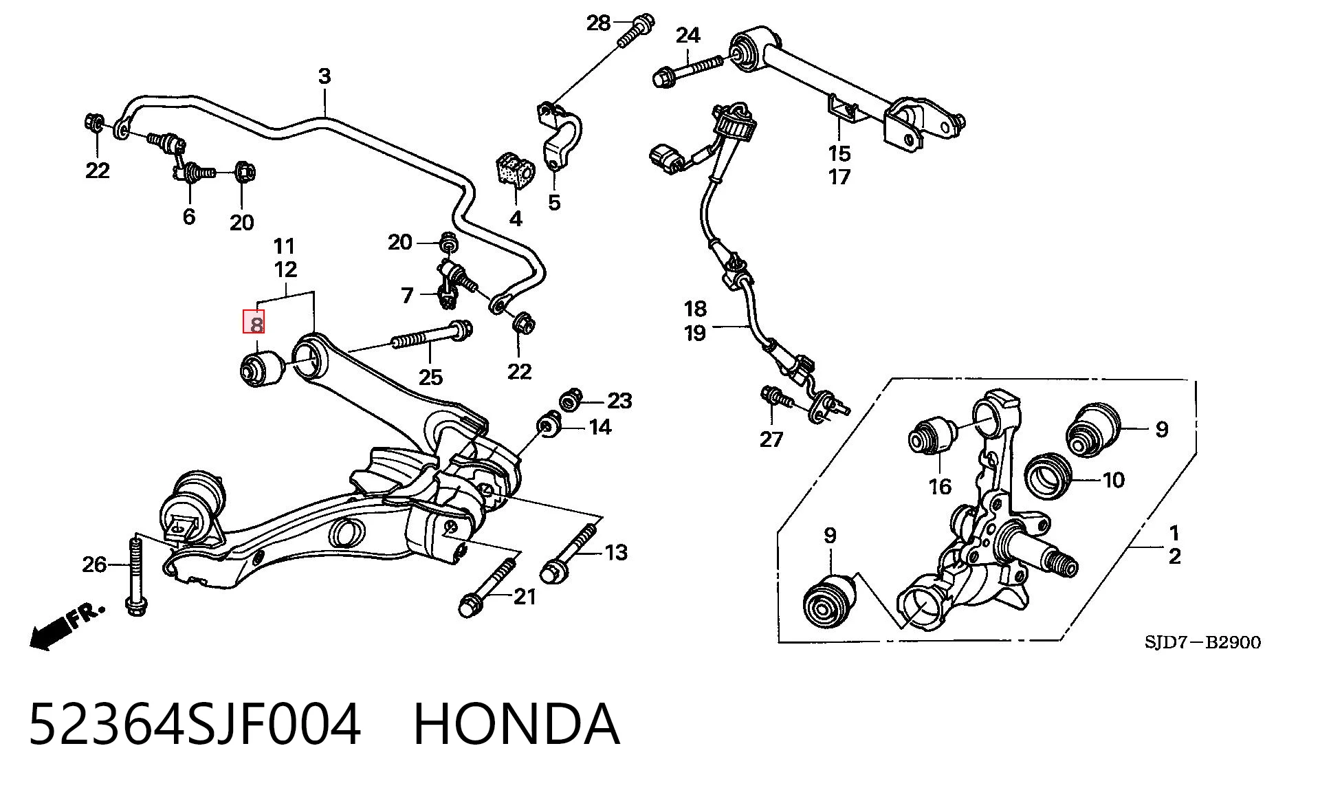 52364SJF004 Honda