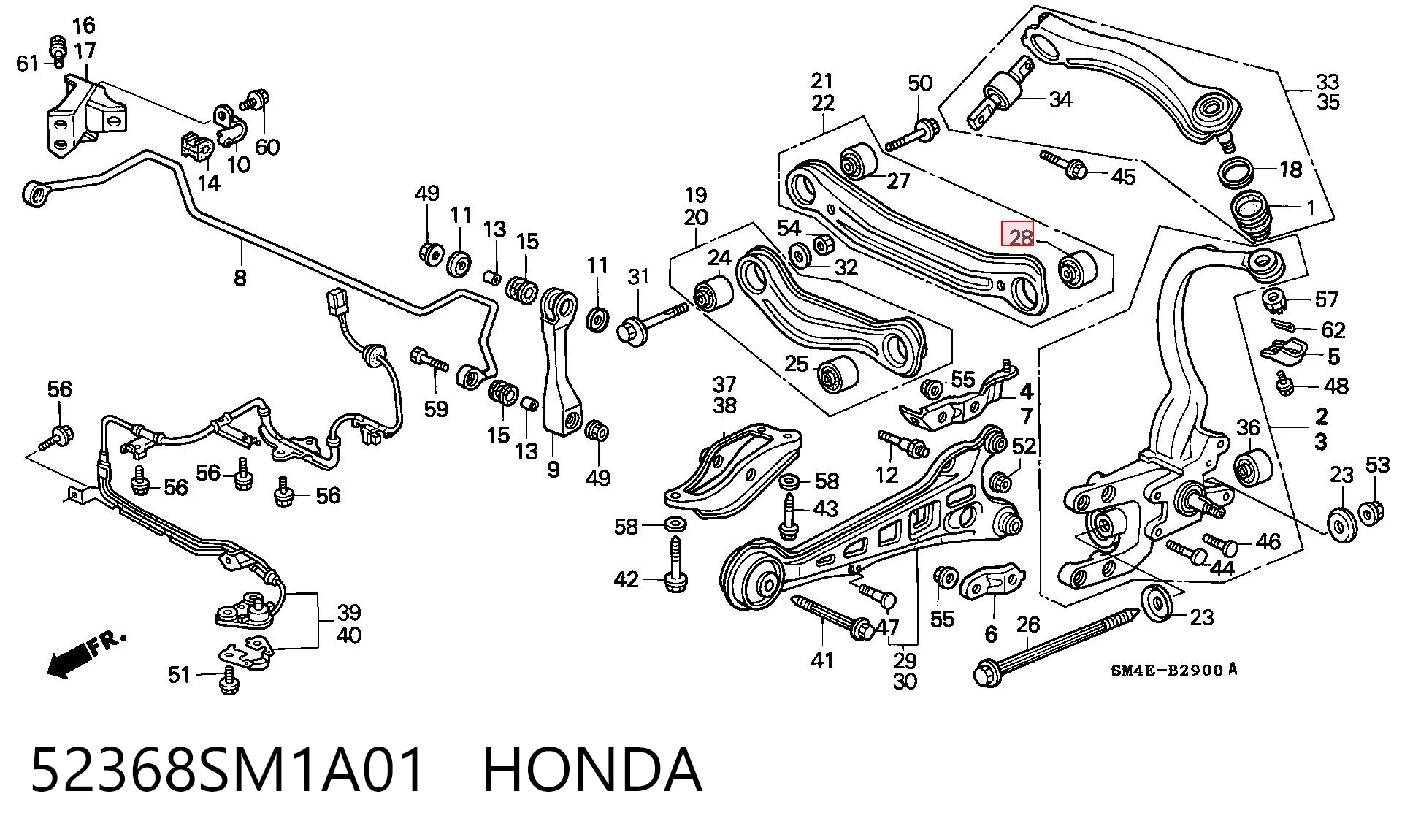 52368SM1A01 Honda
