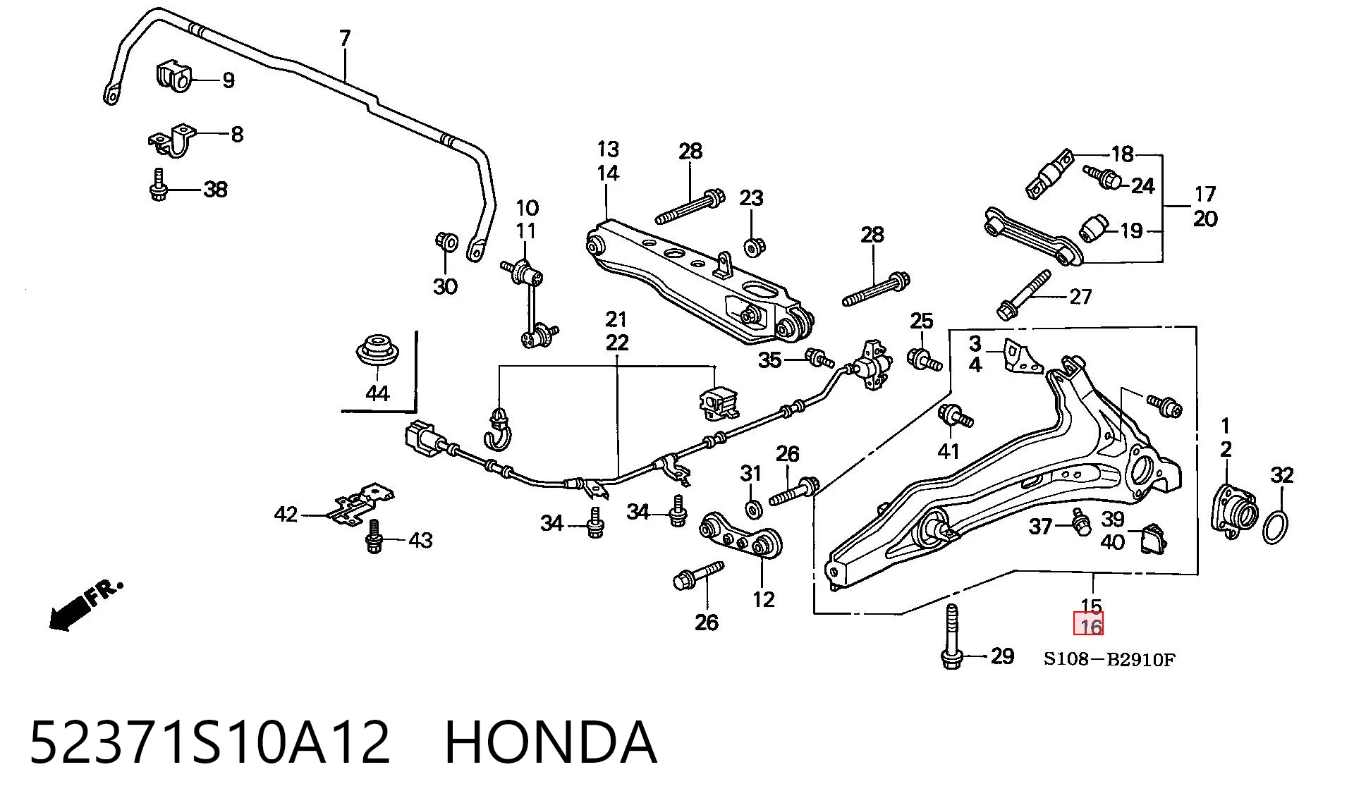 52371S10A12 Honda