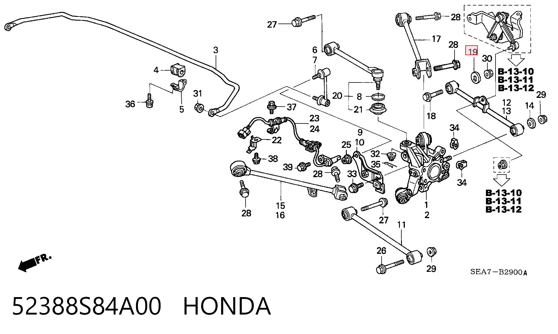 52388S84A00 Honda