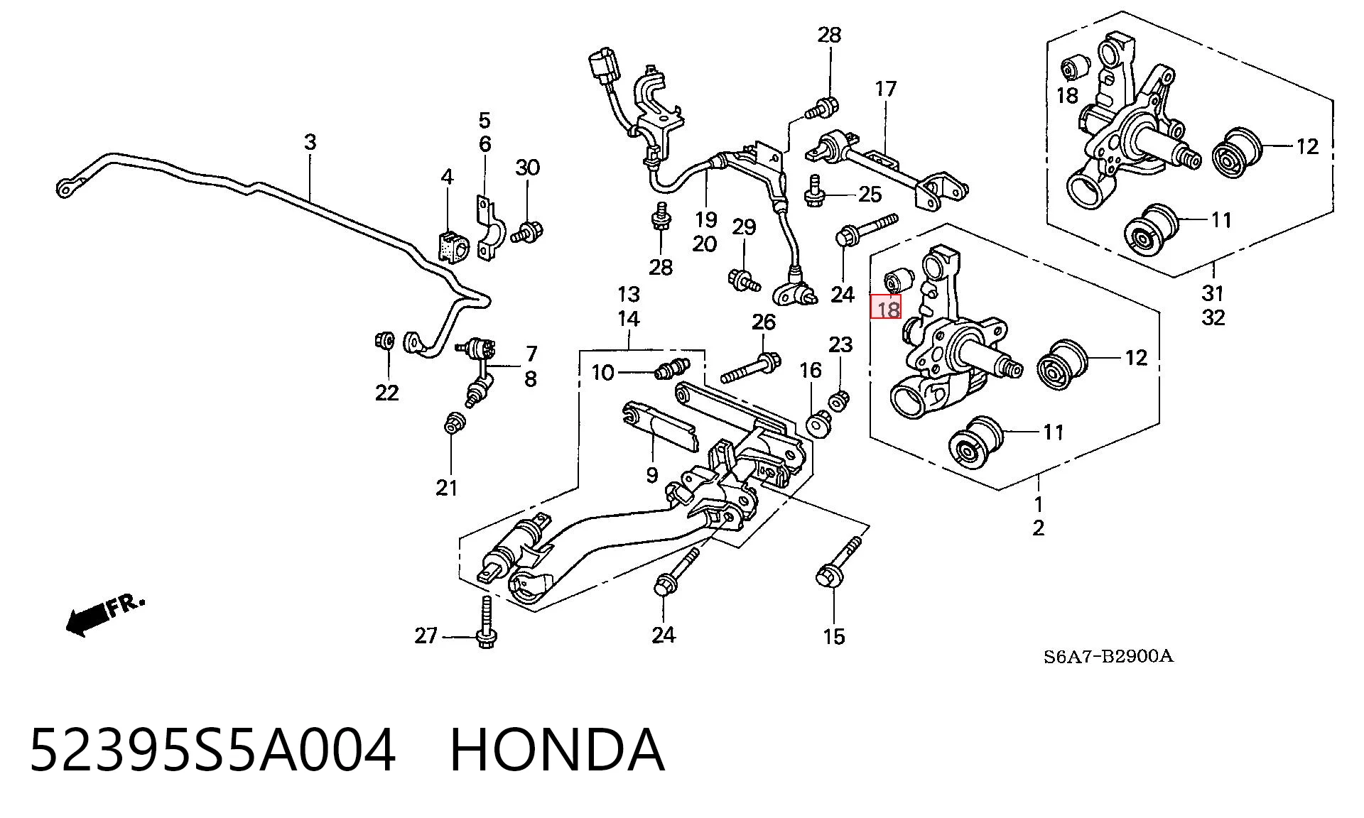 52395S5A004 Honda