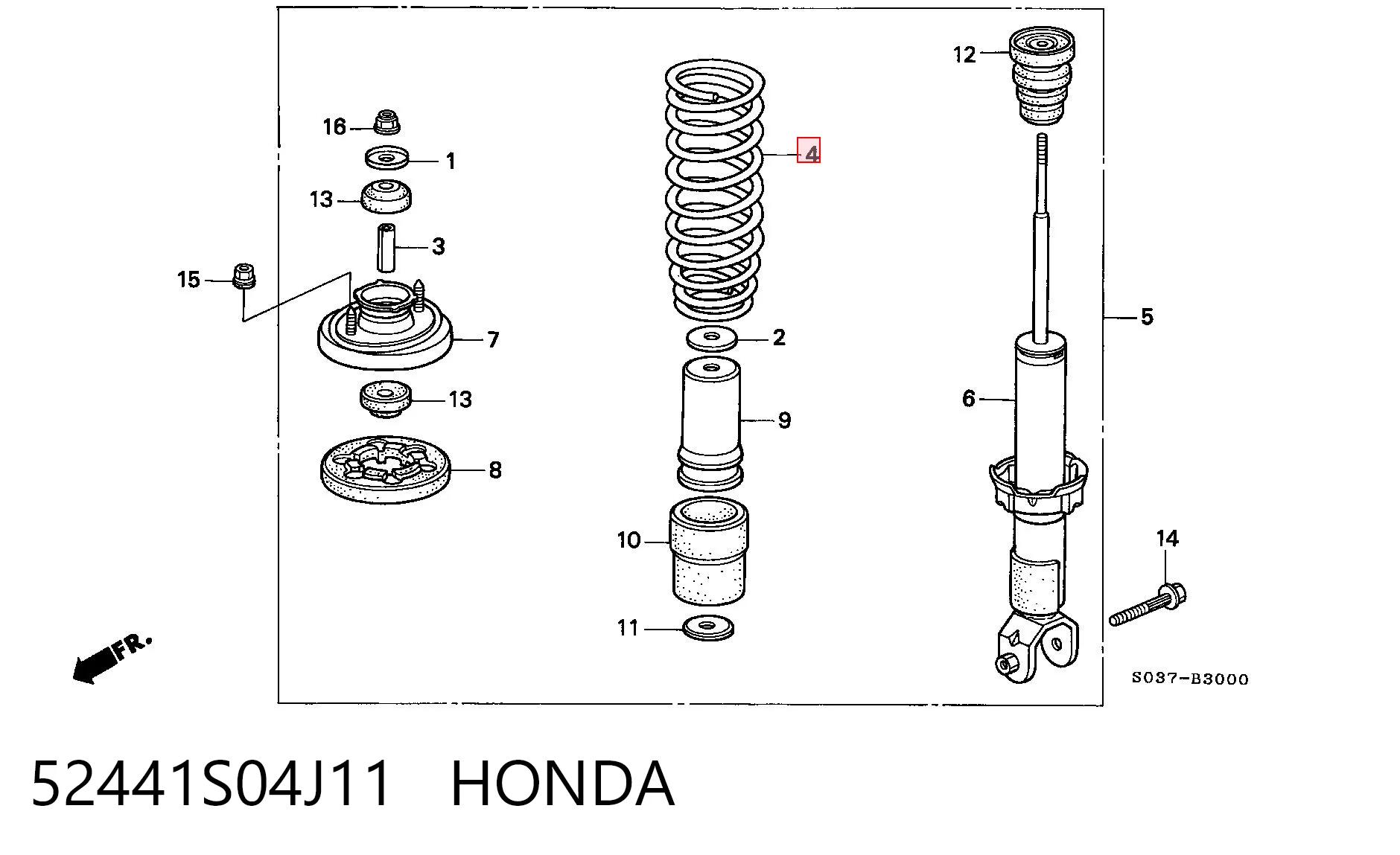 52441S04J11 Honda