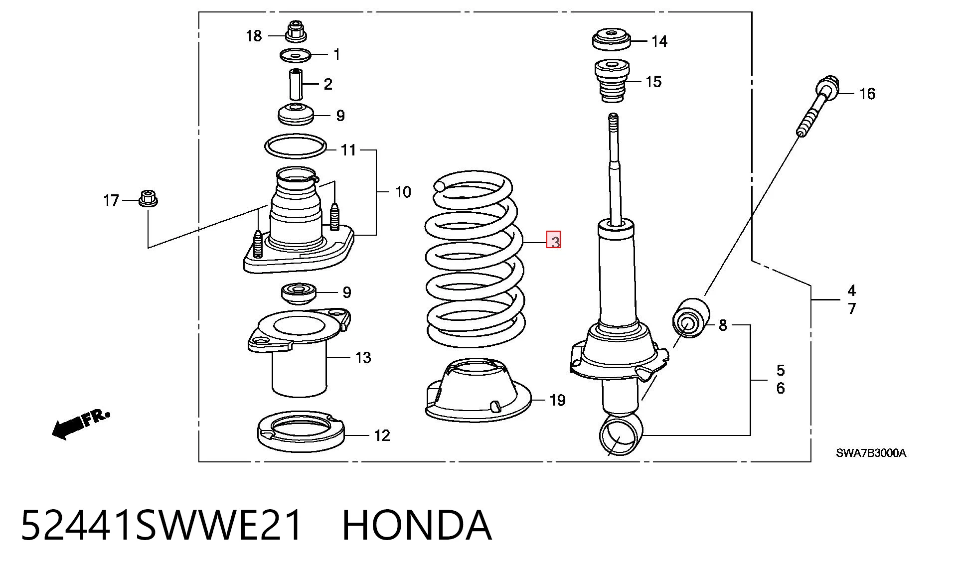 52441SWWE21 Honda