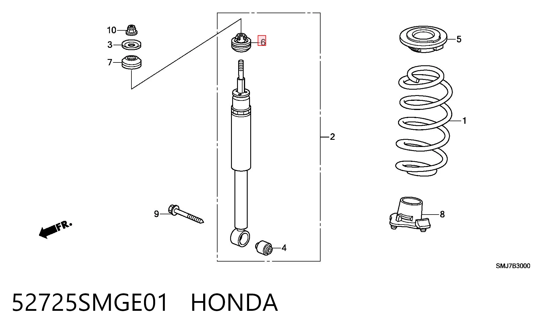 52725SMGE01 Honda