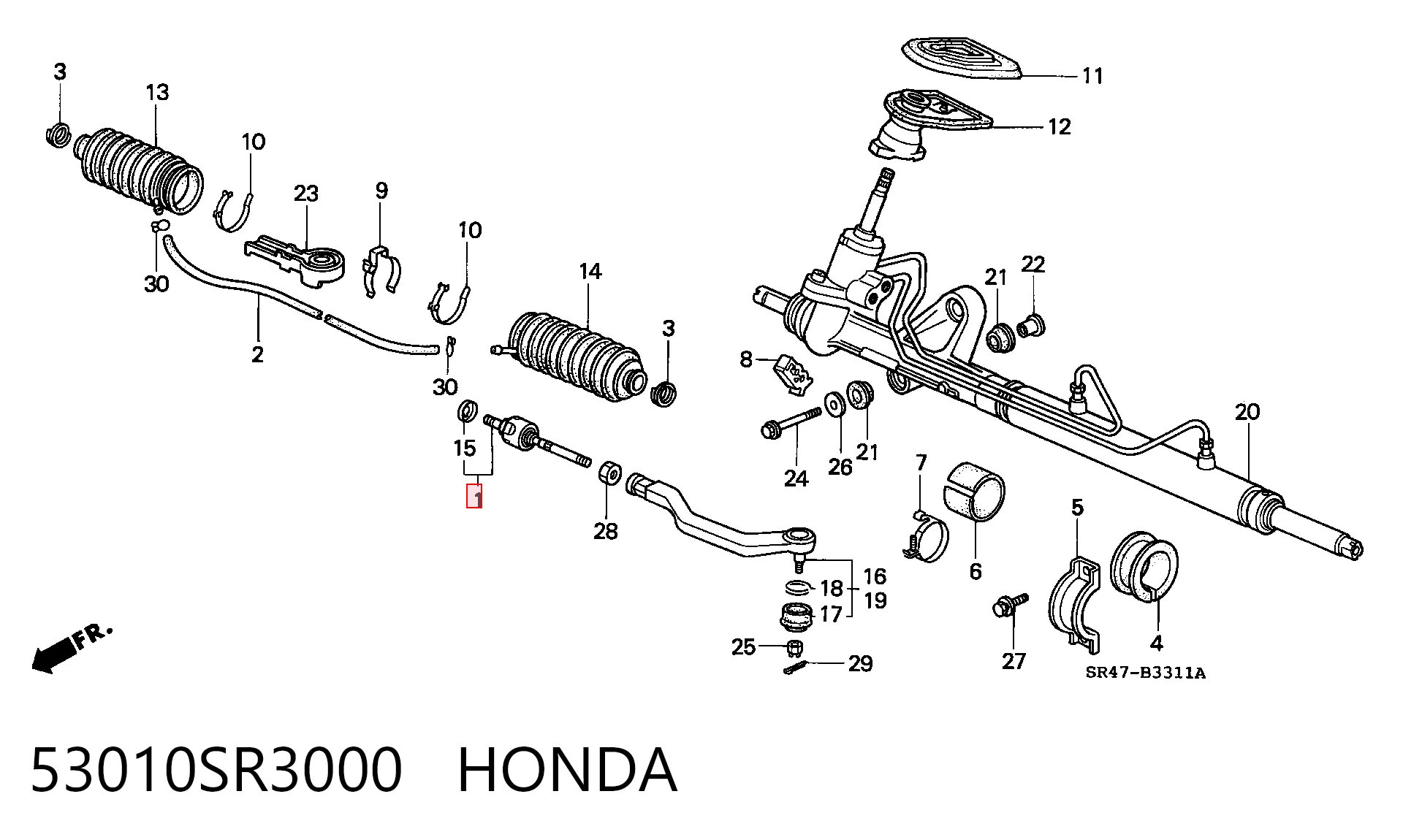 53010SR3000 Honda