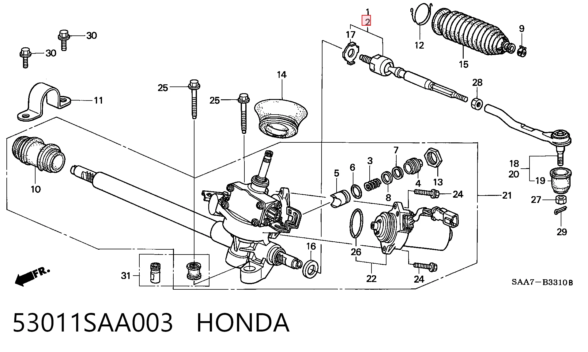 53011SAA003 Honda