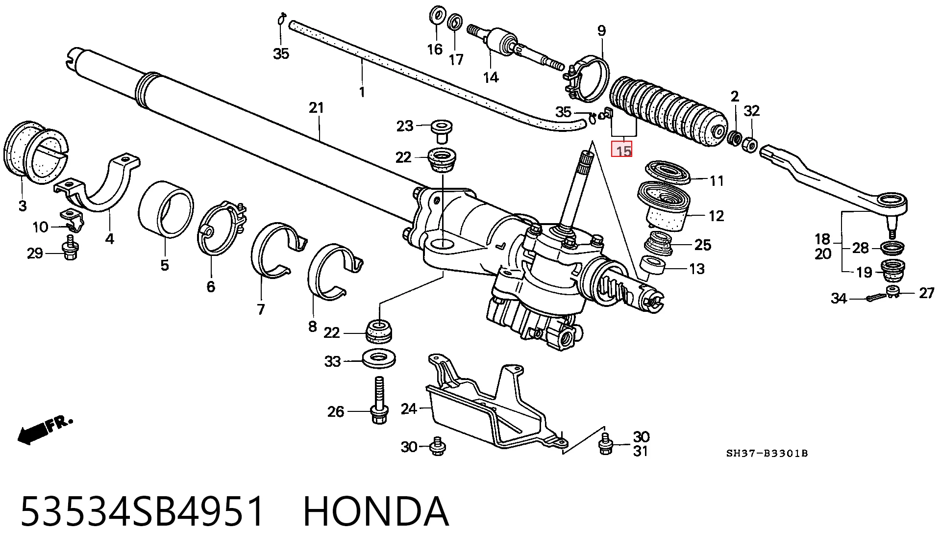 53534SB4951 Honda