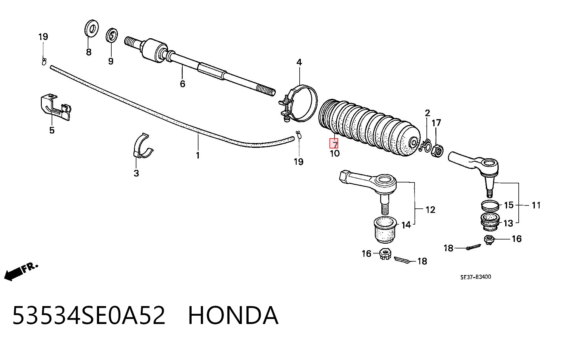 Fuelle de dirección Honda Civic III hatchback comprar en España