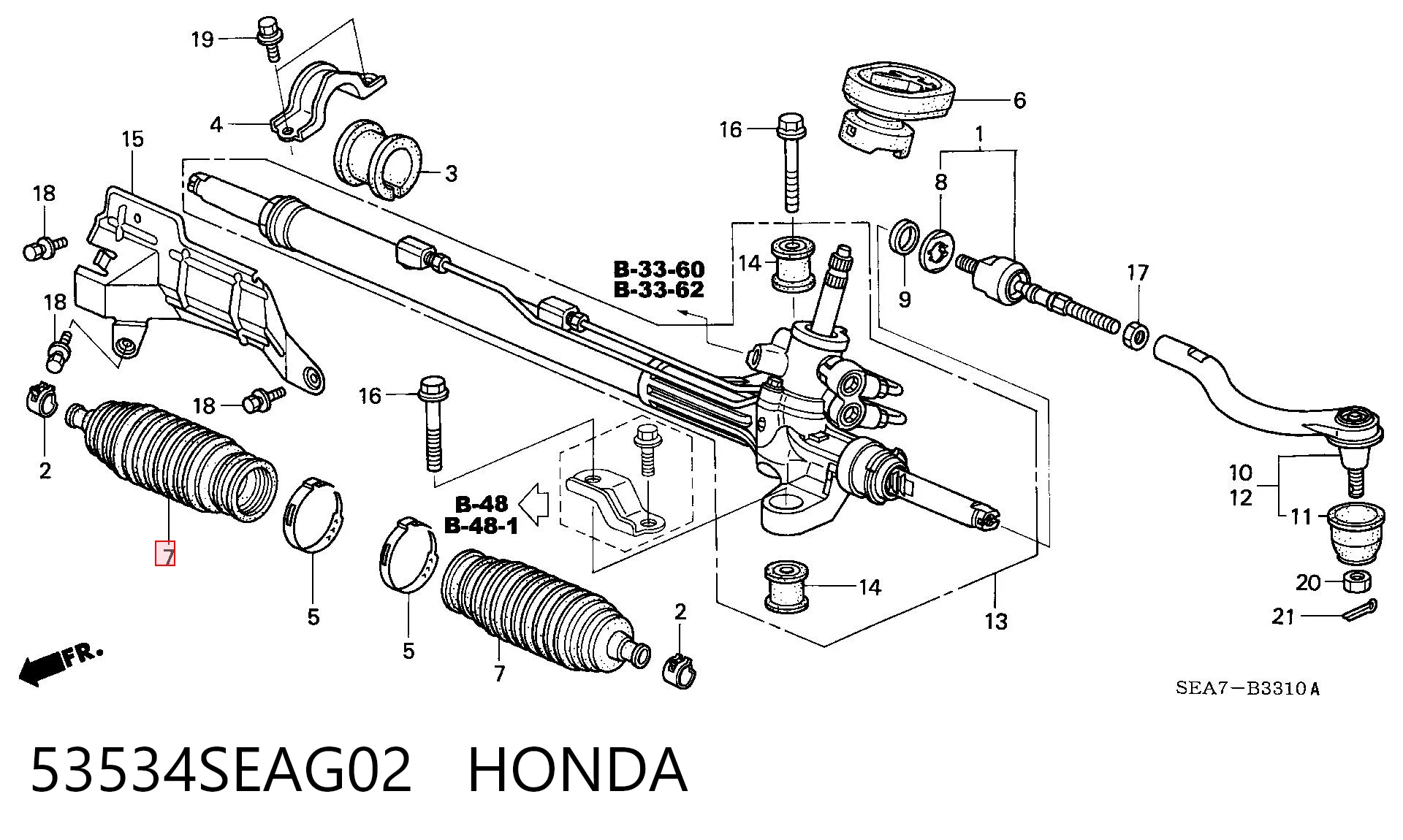 53534SEAG02 Honda