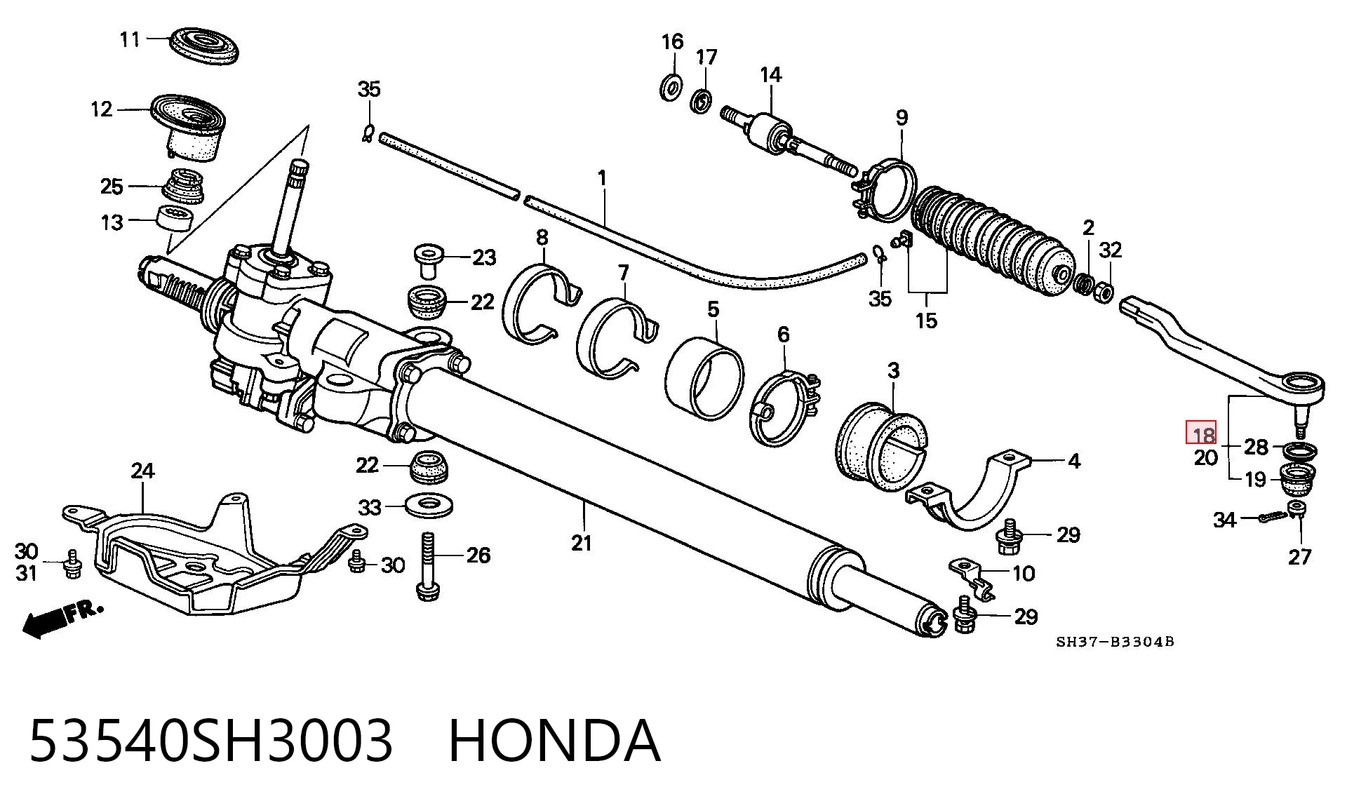 Comprar Rótula barra de dirección Honda Civic IV ED, EF