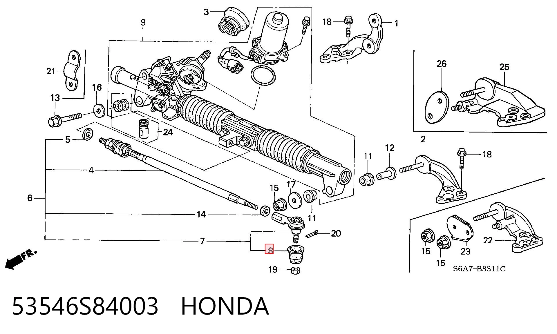 53546S84003 Honda