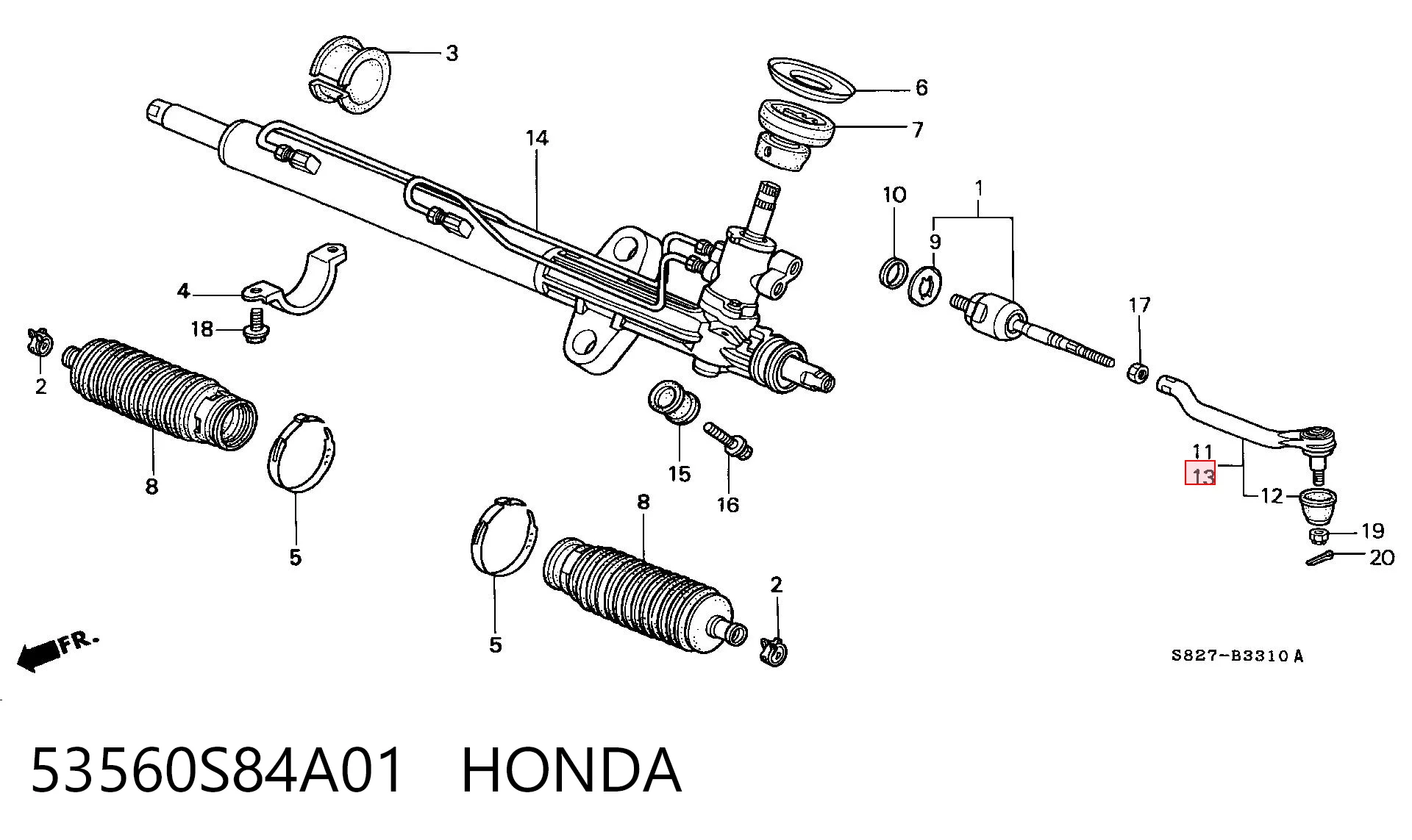 53560S84A01 Honda