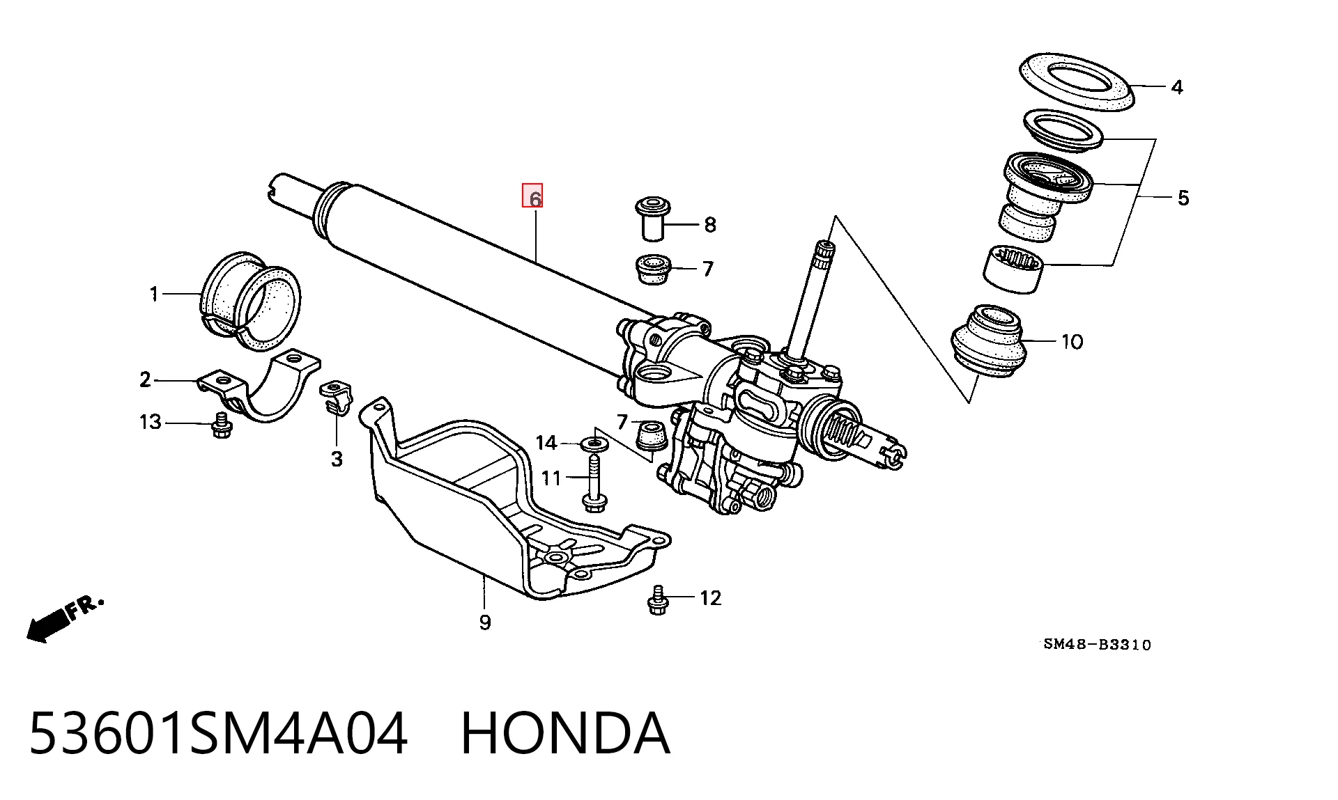 53601SM4A04 Honda