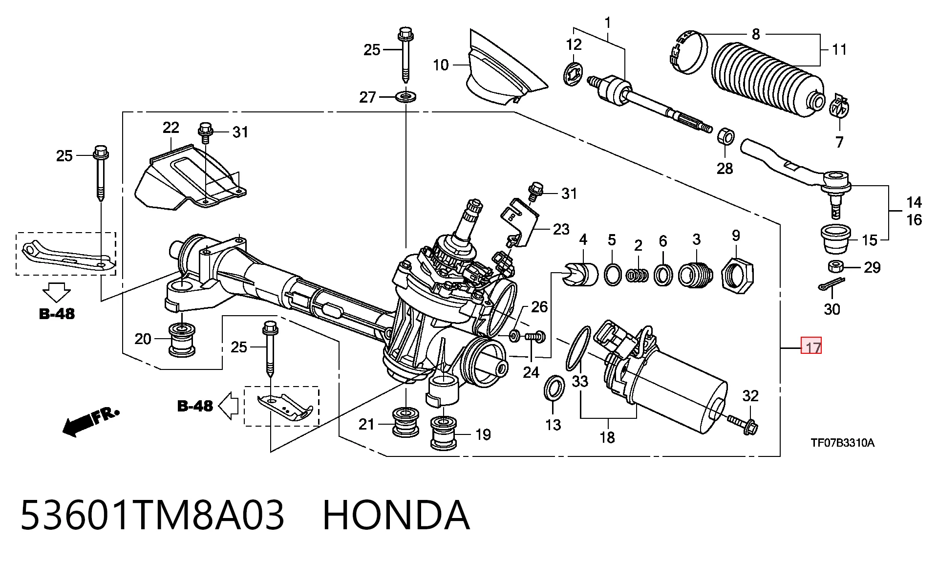 53601TM8A03 Honda