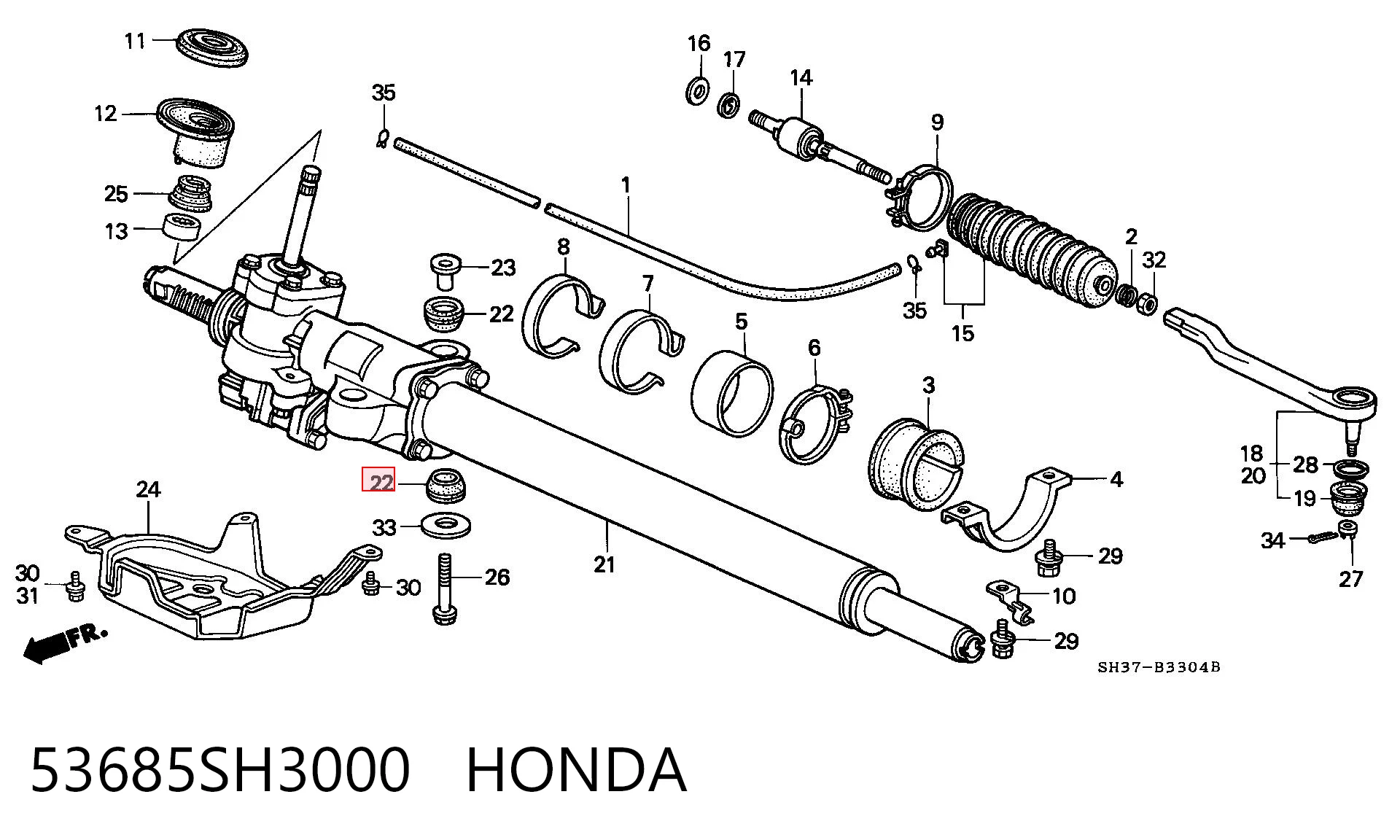 53685SH3000 Honda